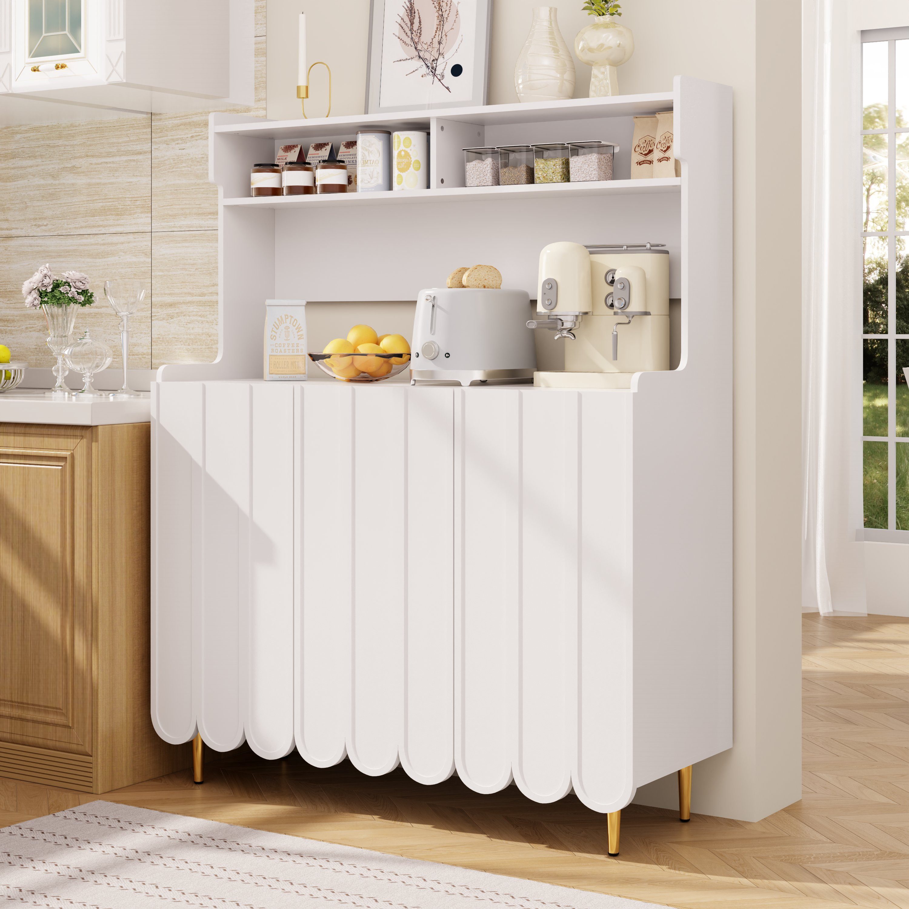 Odikalo Küchenbuffet Küchenschrank Sideboard Buffetschrank (Sideboard günstig online kaufen