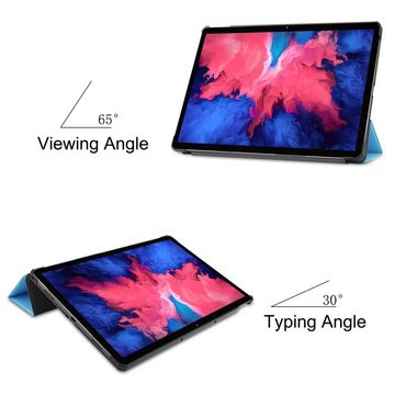 König Design Tablet-Hülle, Lenovo Tab P11 Schutzhülle Tablet-Hülle Blau