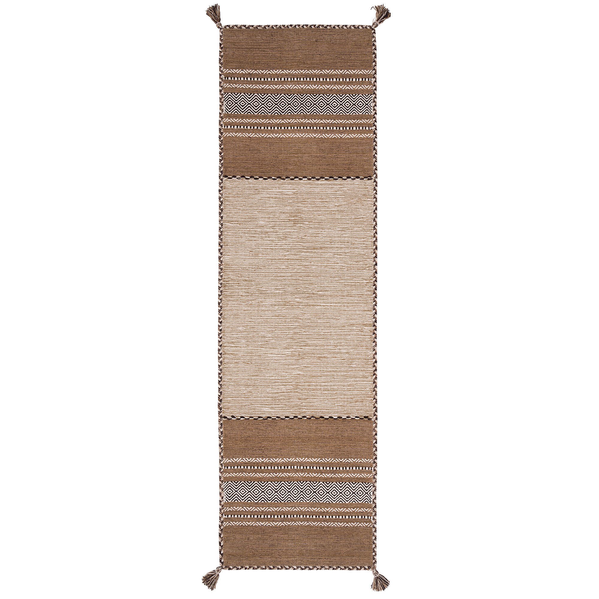 Pergamon Läufer Läufer Natur Teppich Kelim günstig online kaufen