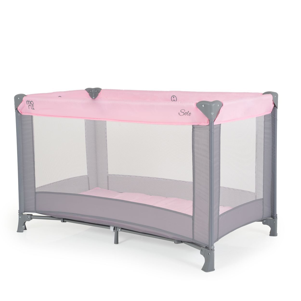 Moni Baby-Reisebett Reisebett, Laufstall Solo, Faltmatratze, Aufbewahrungstasche, faltbar