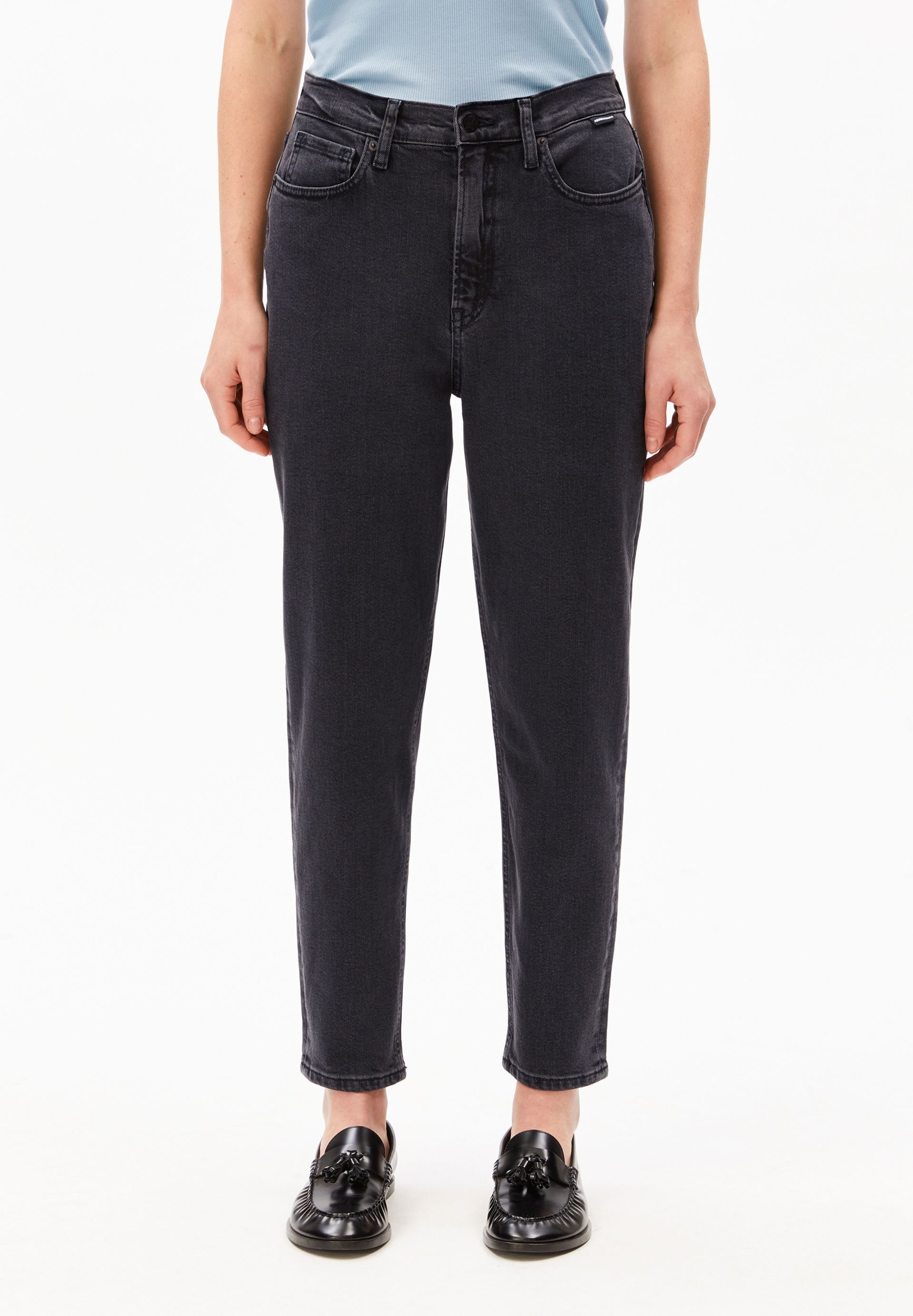 Mom-Jeans MAIRAA Mom Jeans recycelter Baumwoll Mix