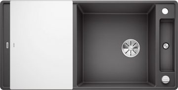 Blanco Granitspüle AXIA III XL 6 S-F, eckig, 50/99 cm, (1 St), inklusive gratis Glasschneidebrett