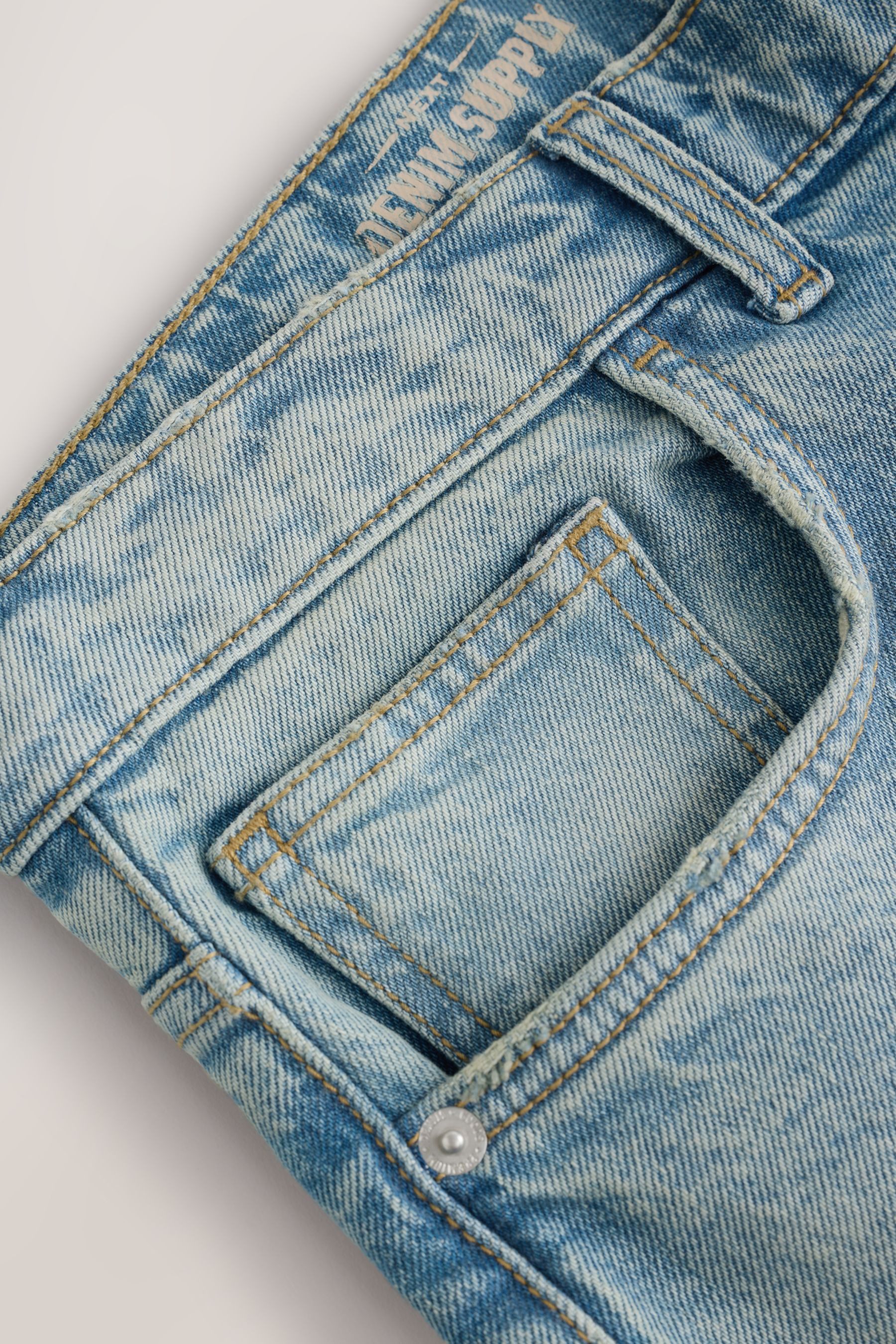 Next Straight-Jeans Authentic Straight Fit Stretchjeans, Vintage-Look (1-tlg)