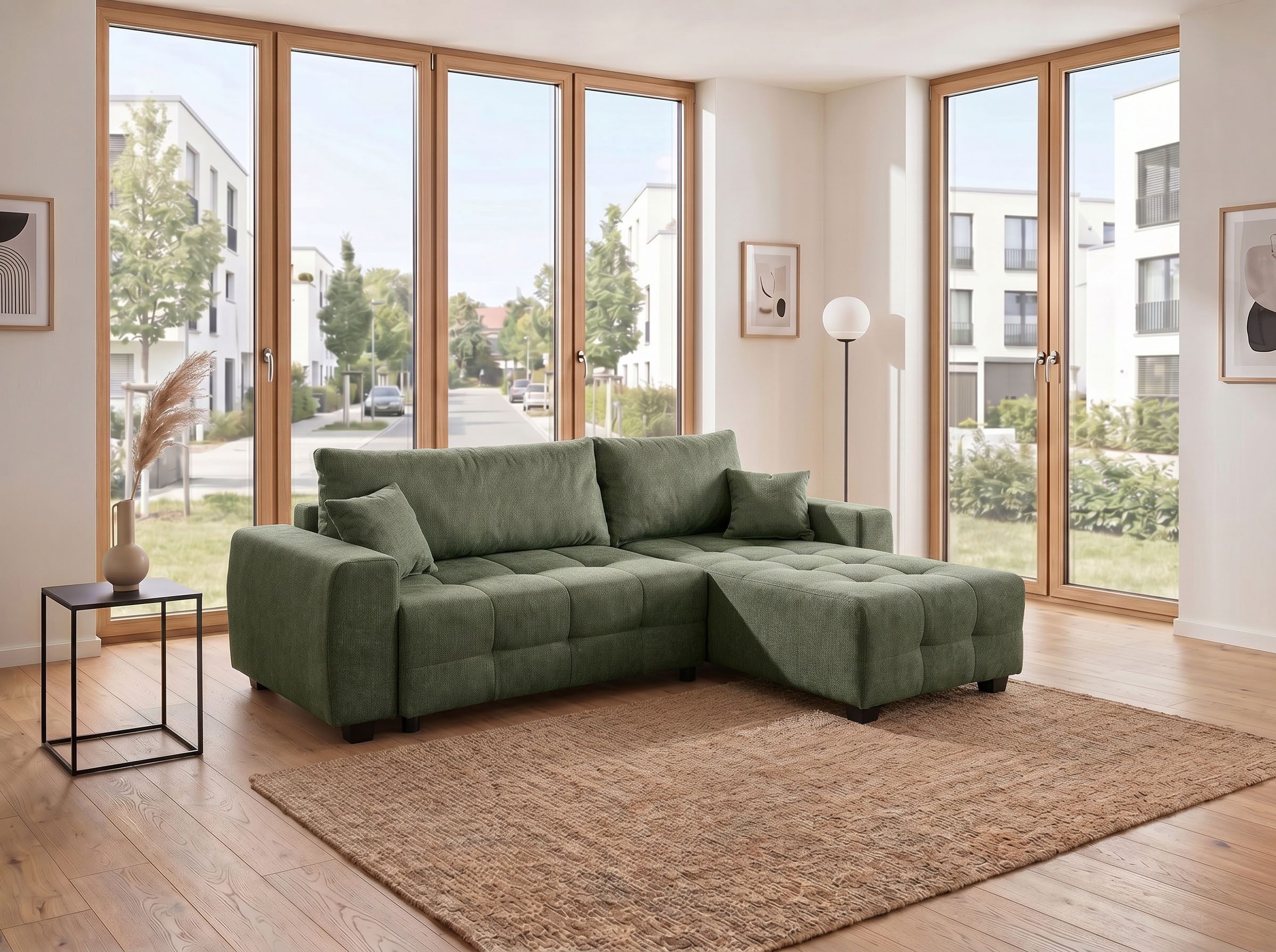 OTTO home Ecksofa Bella Couch L-Form, B: 234 cm - OTTO. Verlässliche Qualität., mit Schlaffunktion, Bettkasten & Zierkissen