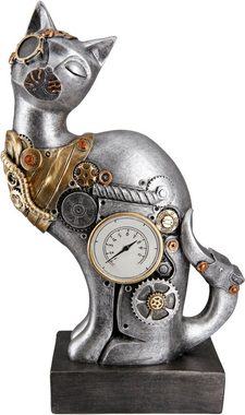 Casablanca by Gilde Tierfigur Skulptur Steampunk Cat (1 St)