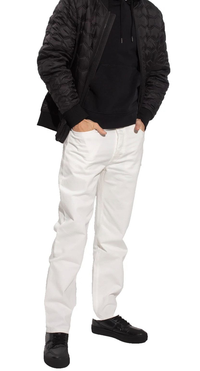 AMI PARIS - ALEXANDRE MATTIUSSI 5-Pocket-Jeans Gerade Jeans Denim Hose 5-Pocket Premium-Komfort,hochwertiges Baumwollgewebe, softem Finish