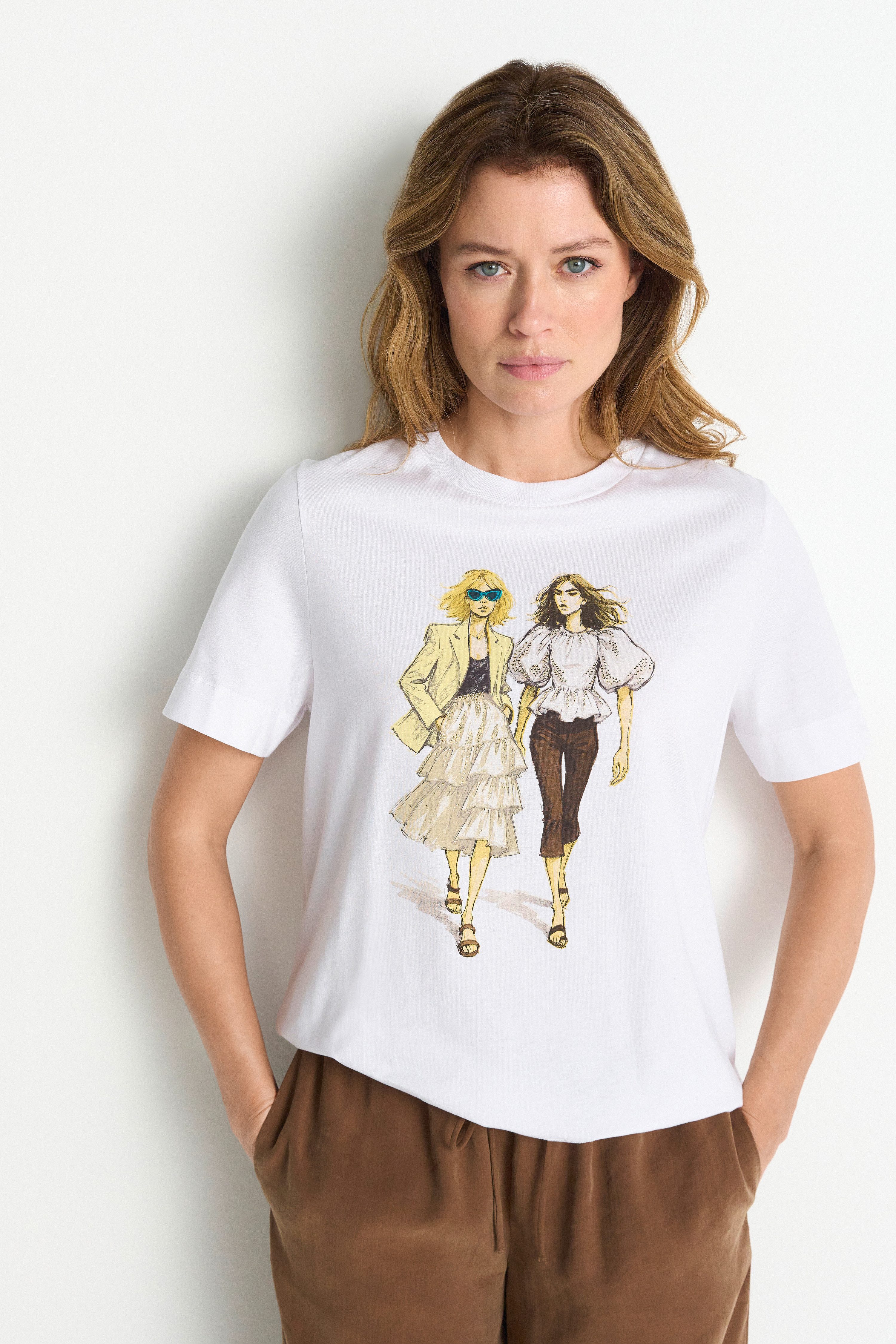 RICHROYAL T-Shirt Regular fit mit Modeprint