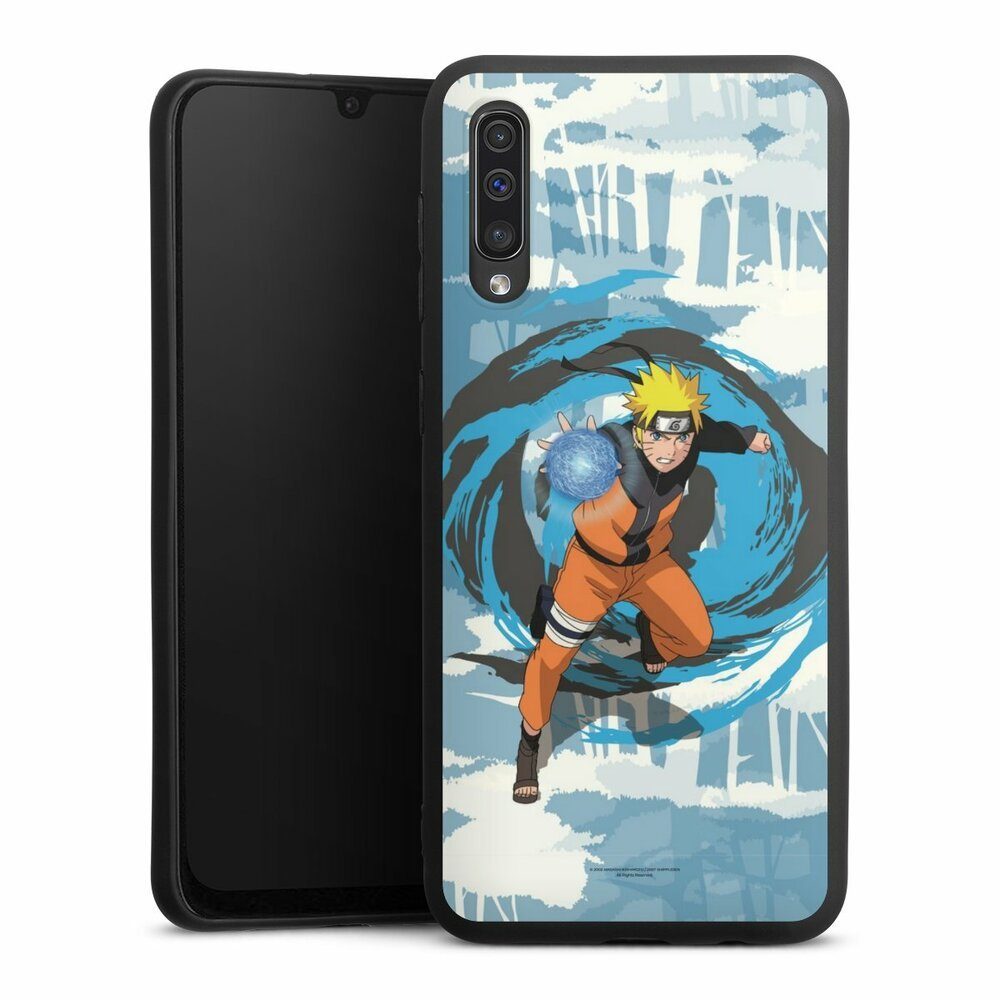 DeinDesign Handyhülle Offizielles Lizenzprodukt Manga Naruto Shippuden  Naruto Rasengan, Samsung Galaxy A50 Silikon Hülle Premium Case Handy  Schutzhülle
