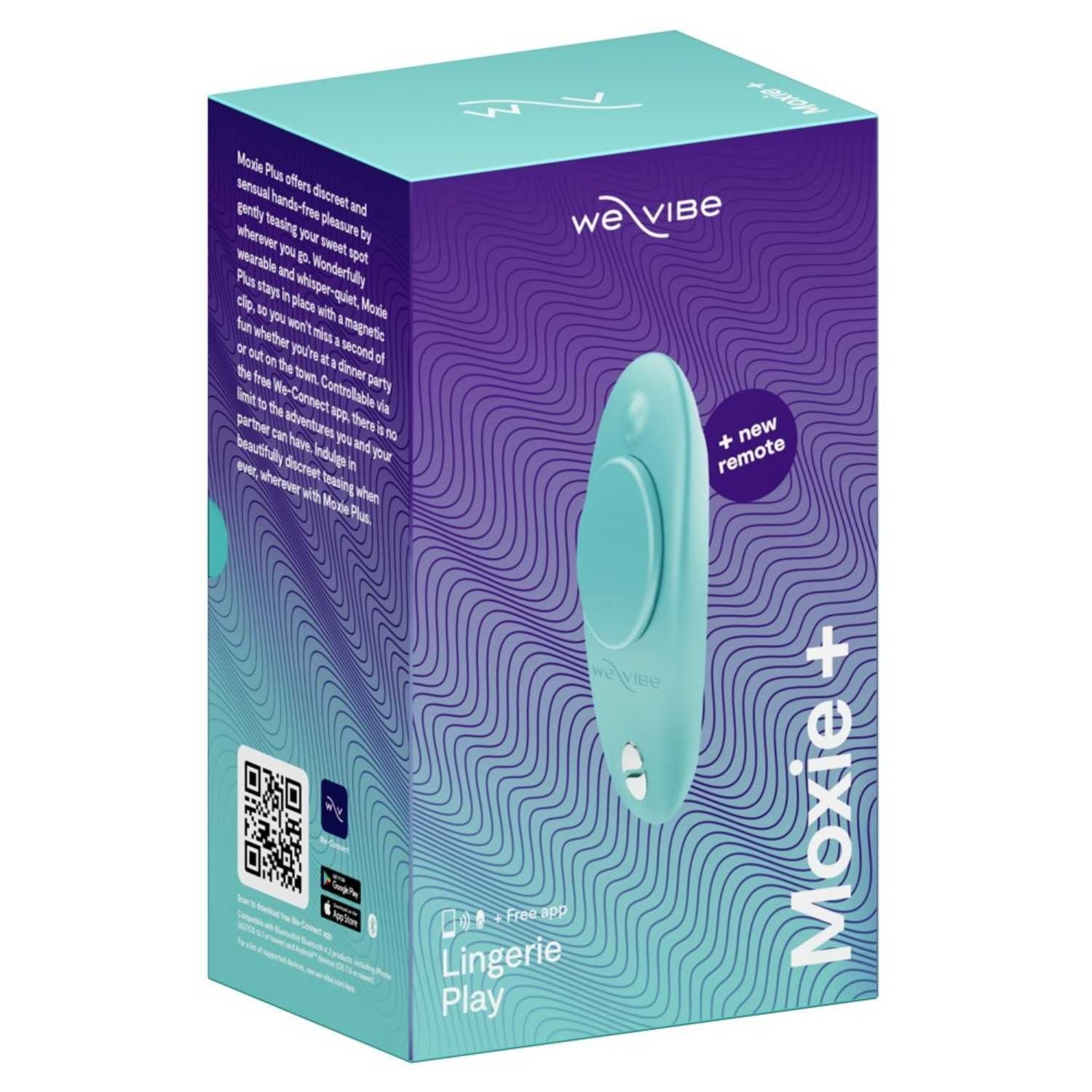 wasserdicht,ferngesteuert,App gesteuert Vibe Vibe +, türkis Slip-Vibrator We We Moxie