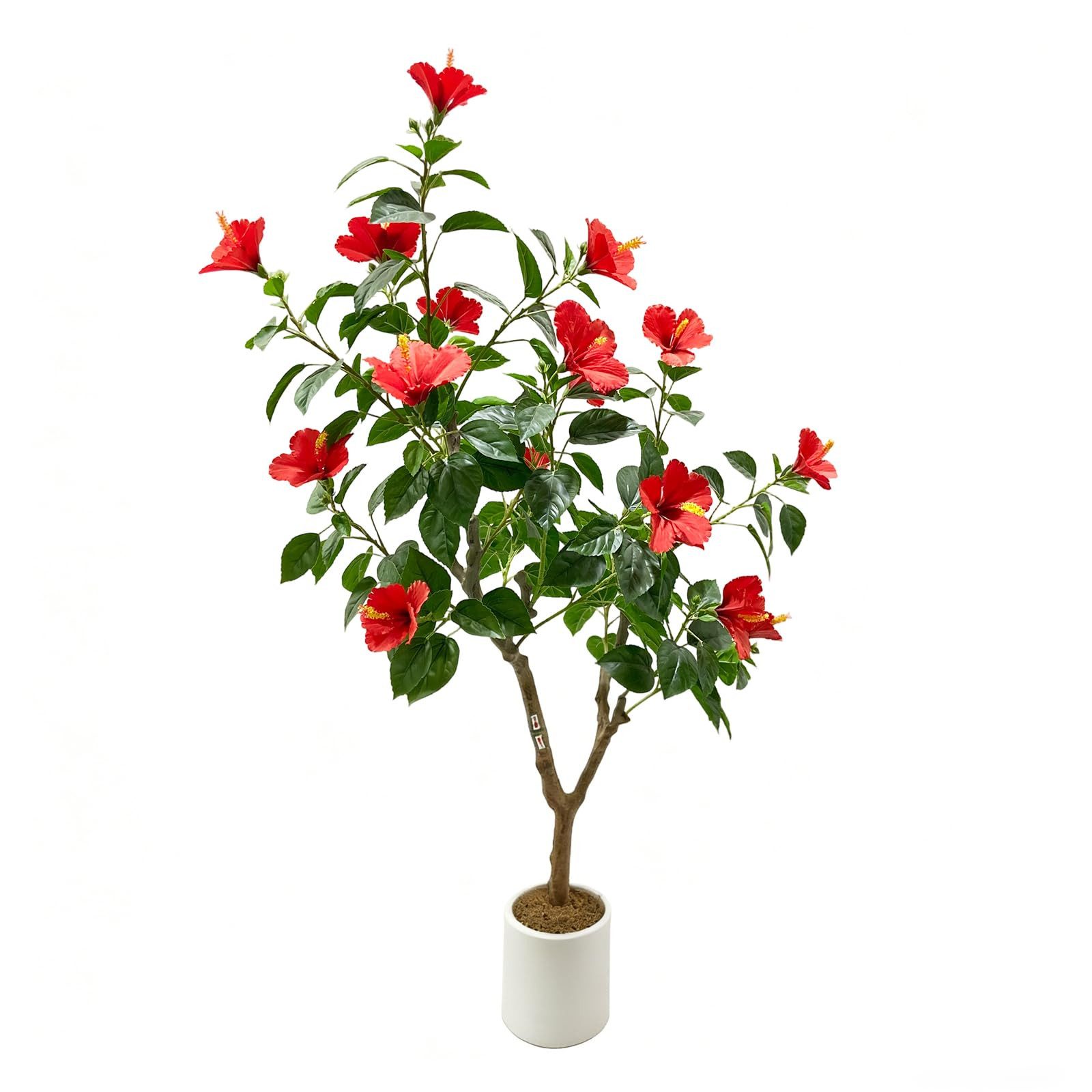 Kunstbaum Künstlicher Hibiskusbaum Für Die Veranda Im Freien Zuhause, GarveeMore, Höhe 120 cm