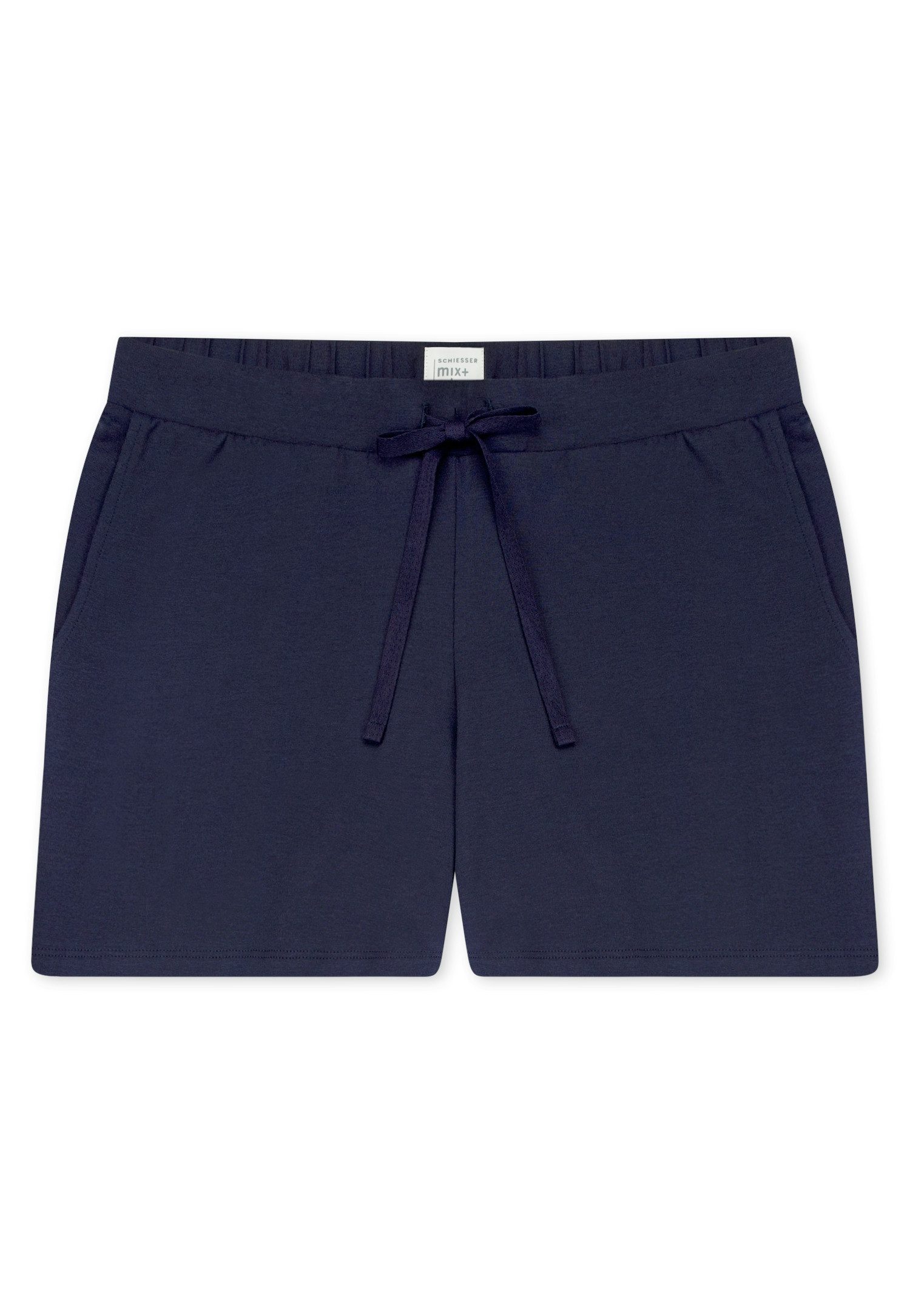 Schiesser Pyjamashorts Mix + Relax Cotton-Mix, Gummizug, Bindeband, seitliche Taschen
