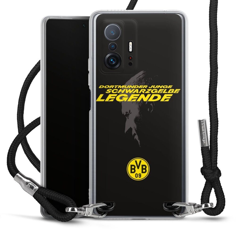 DeinDesign Handyhülle Marco Reus Borussia Dortmund BVB Danke Marco Schwarzgelbe Legende, Xiaomi 11T Pro 5G Handykette Hülle mit Band Case zum Umhängen