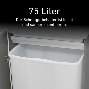 EBA Aktenvernichter 2127 C Partikelschnitt 2 x 15 mm, Made in Germany, Sicherheitsstufe P-5, 75 Liter