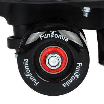 FunTomia Rollschuhe Rollschuhe Discoroller Größen 30-44 Rollerskates Retro Disco Roller Skate