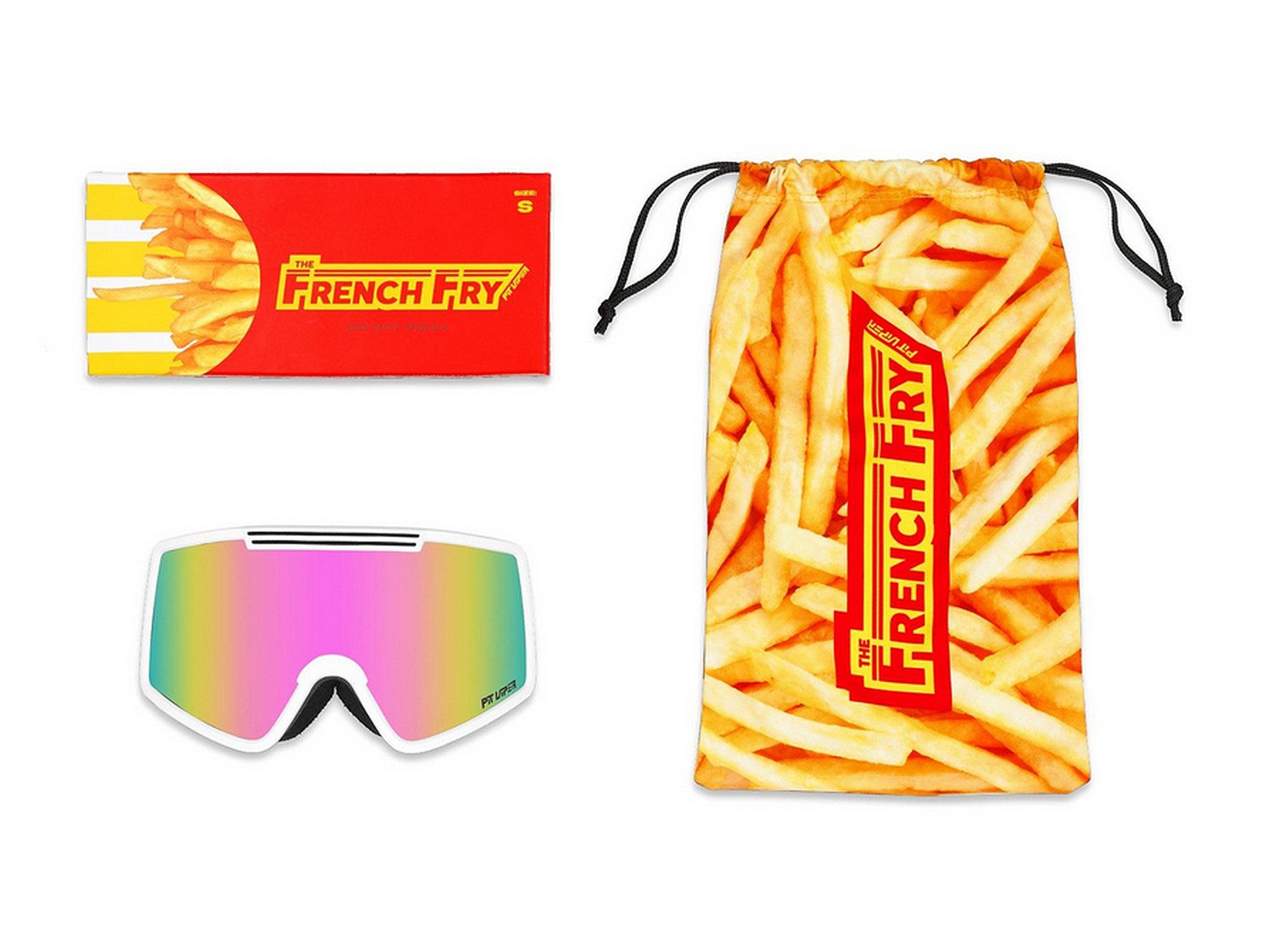Pit Viper Fahrradbrille, Goggle The French Fry - Small, Miami Nights