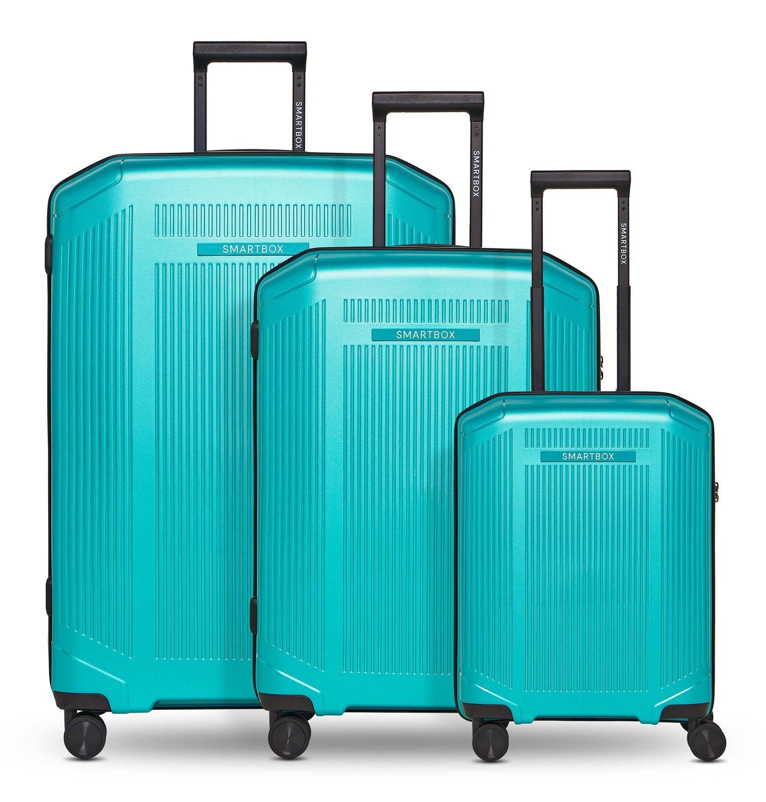 Smartbox Trolleyset Trolley Set 3-teilig, 4 Rollen, (Set, 3 tlg)