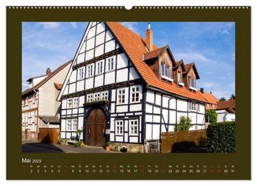 CALVENDO Wandkalender Fachwerk in Nordhessen (Premium, hochwertiger DIN A2 Wandkalender 2023, Kunstdruck in Hochglanz)