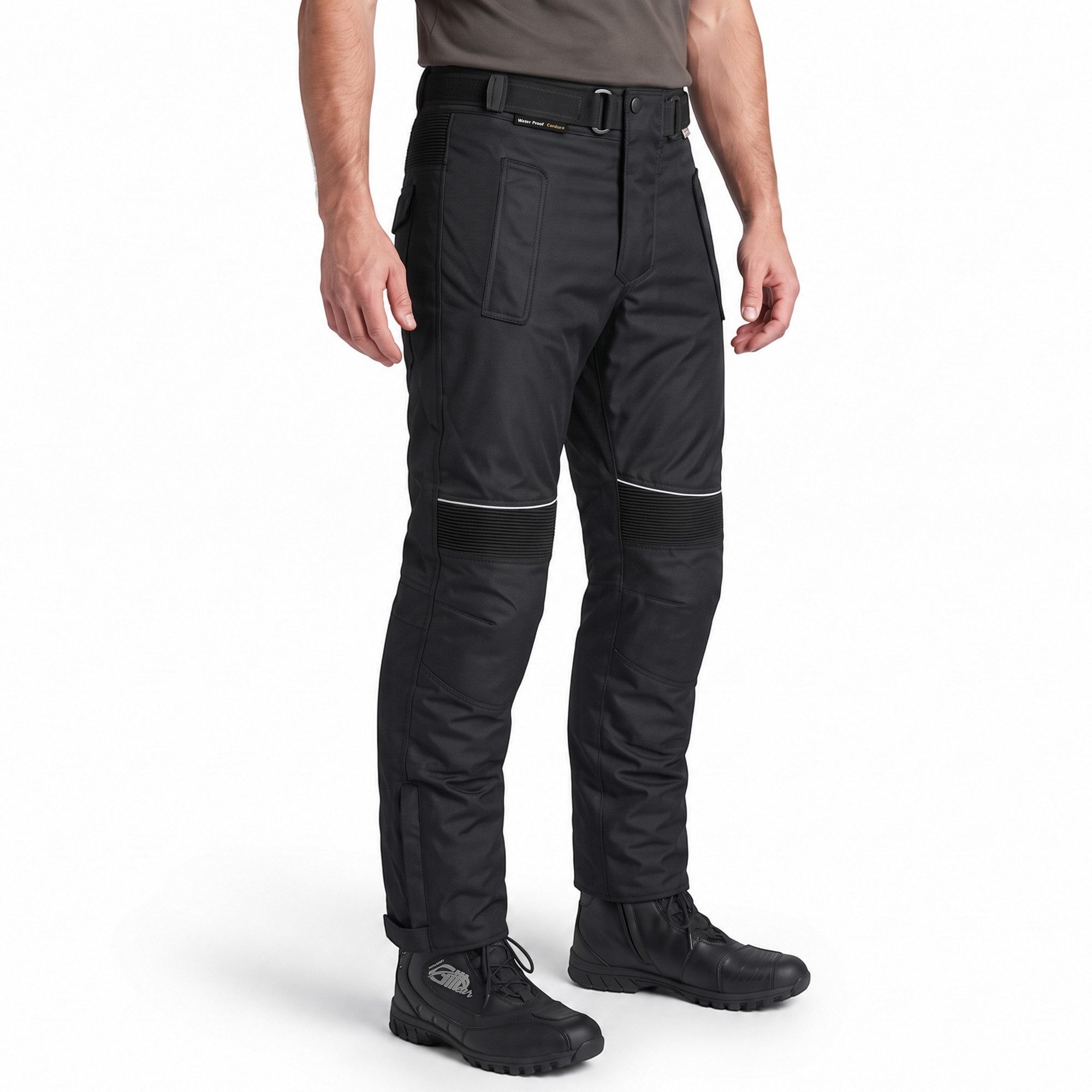 German Wear Motorradhose GW350T schwarz Motorradhose Cordura Textilhose Schwarz