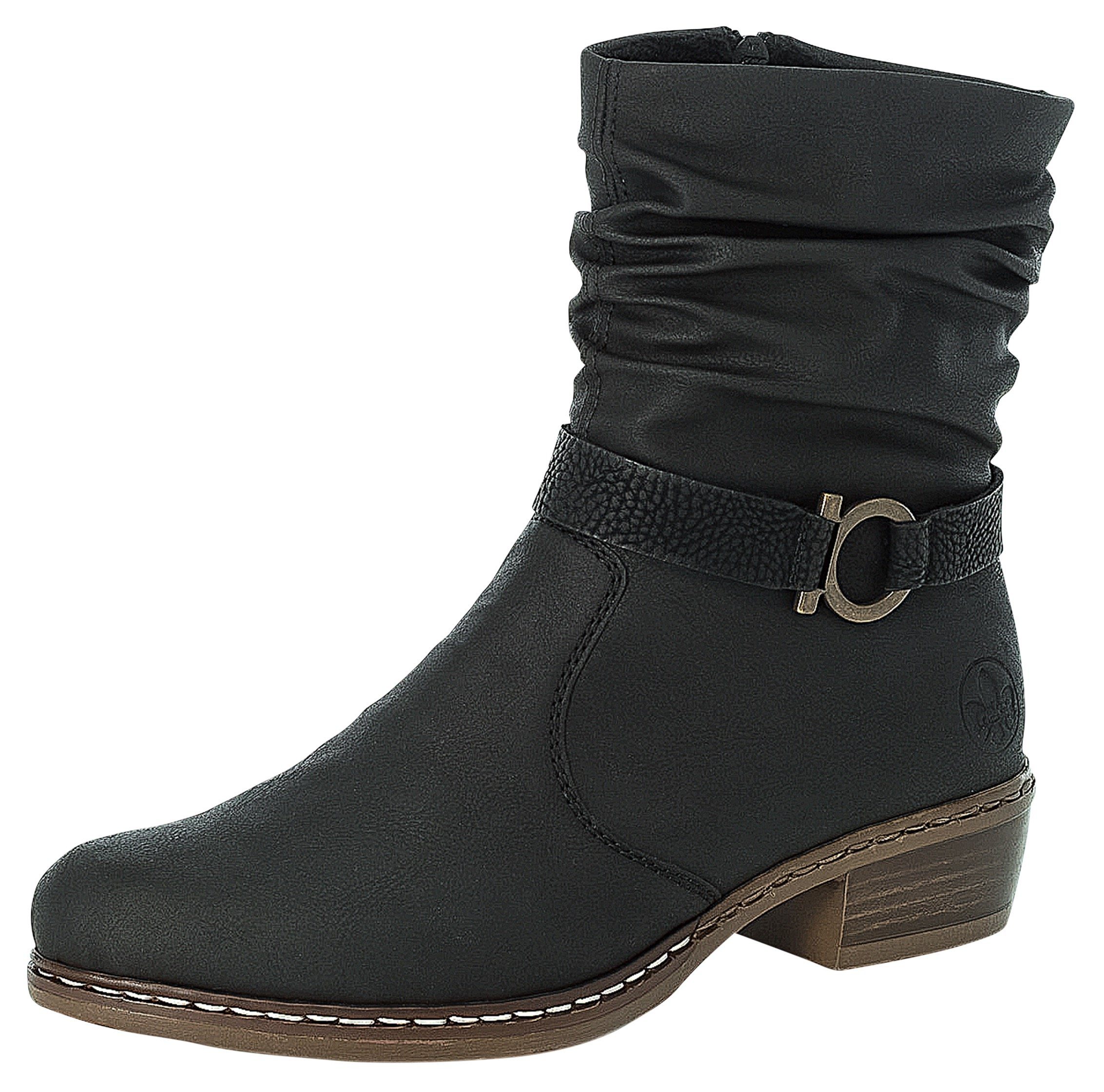 mit Rieker Stiefelette slouchy-Schaft