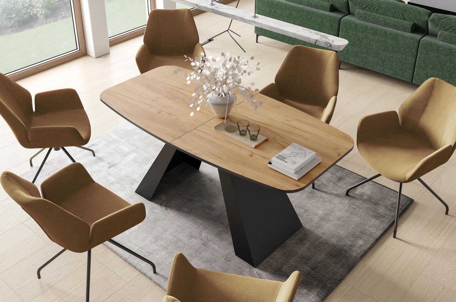 Compleo Esstisch elegant und modern Design, günstig online kaufen