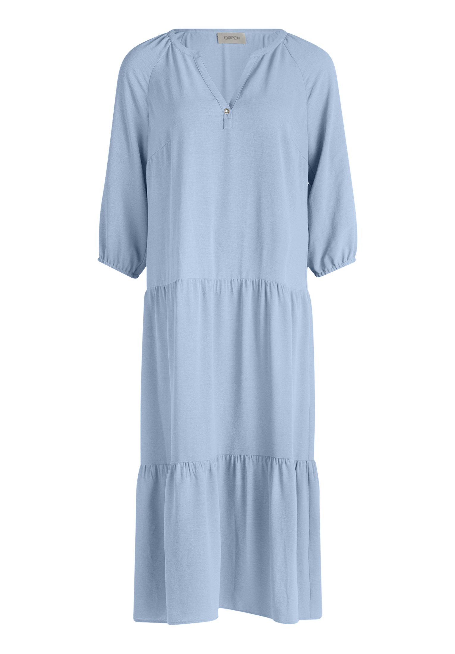 Cartoon Midikleid Damen mit 3/4 Arm