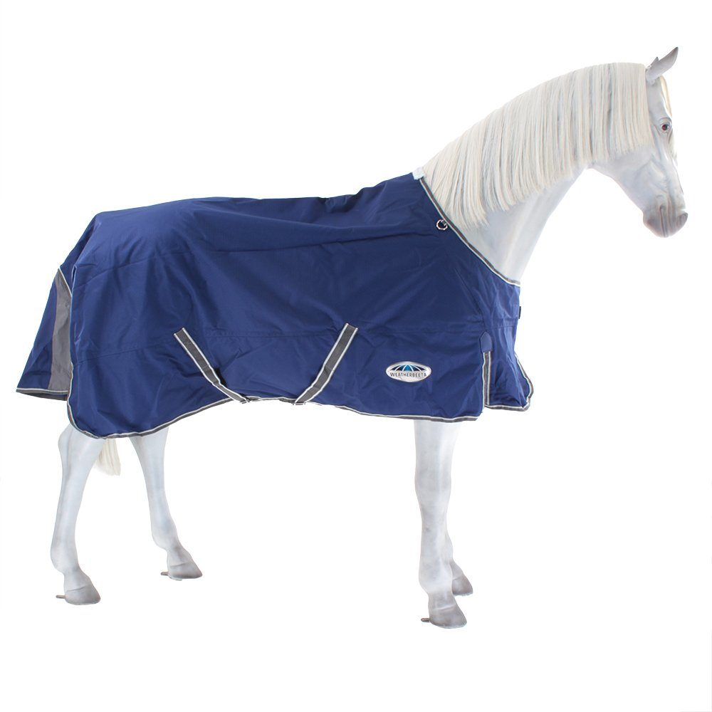 WeatherBeeta Pferde-Regendecke Weatherbeeta Comfitec Premier Free II Standard Lite 0g - dark blue/grey/white