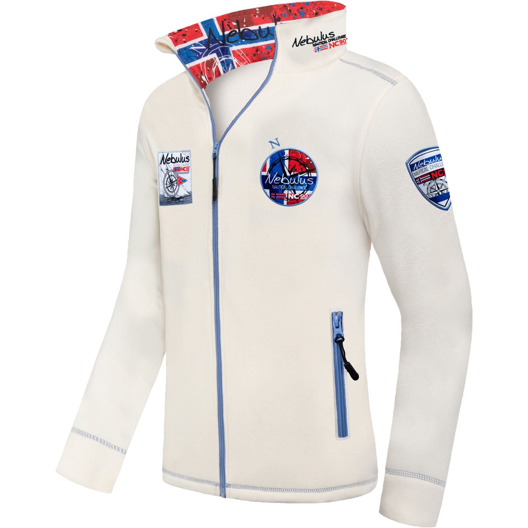 Fleecejacke HENSON, Q2109 - Herren, weiß, XXL