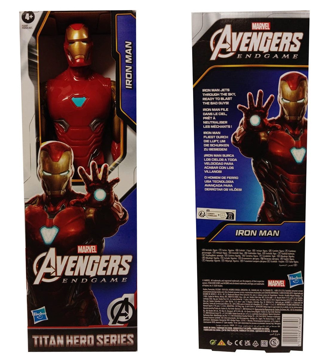 MARVEL Actionfigur Hasbro F2247 Marvel Avengers Endgame Titan Hero Series Iron Man Superh
