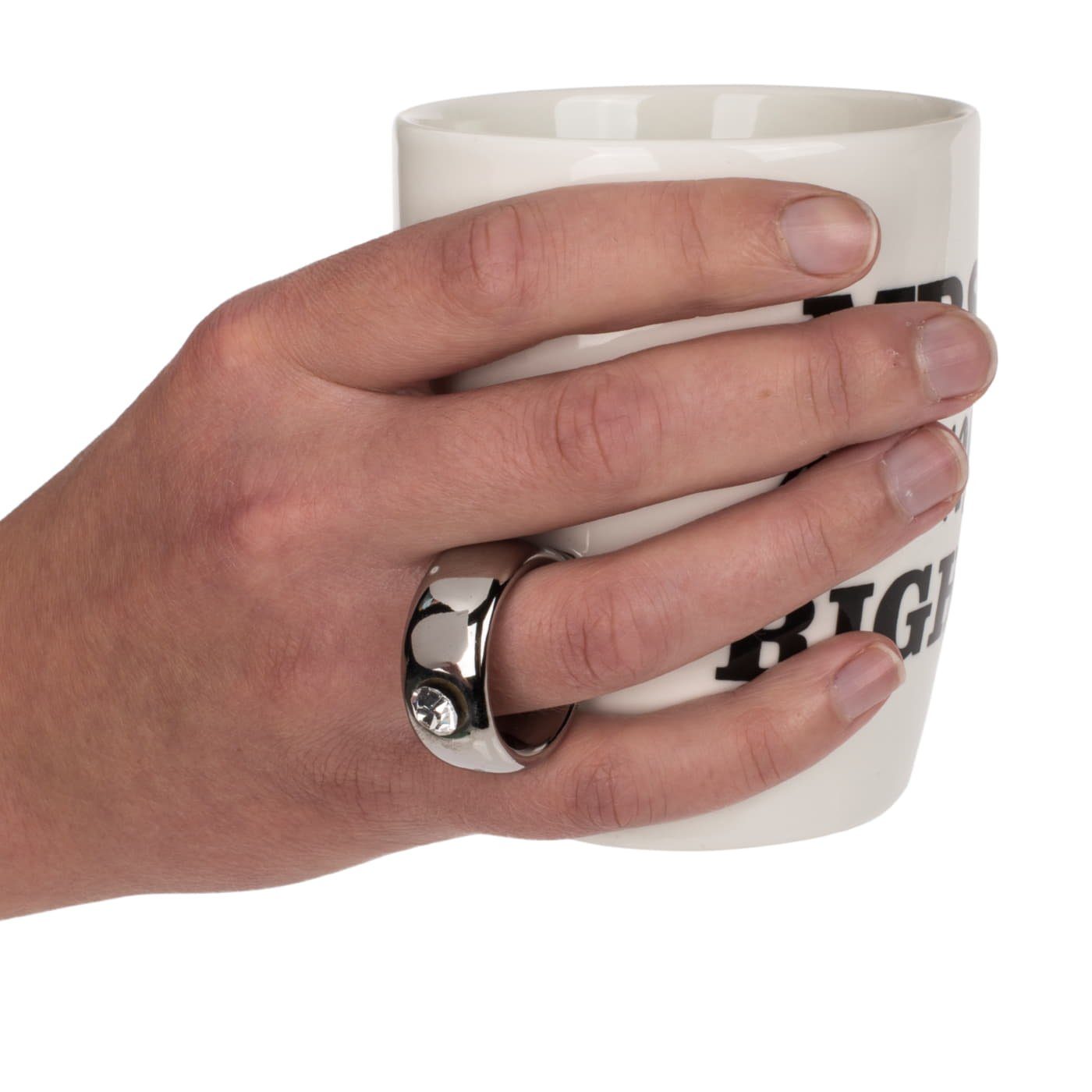 & BEcher Griff Mrs Becher Always mit Keramik 2er ReWu Right Ring Mr. Set