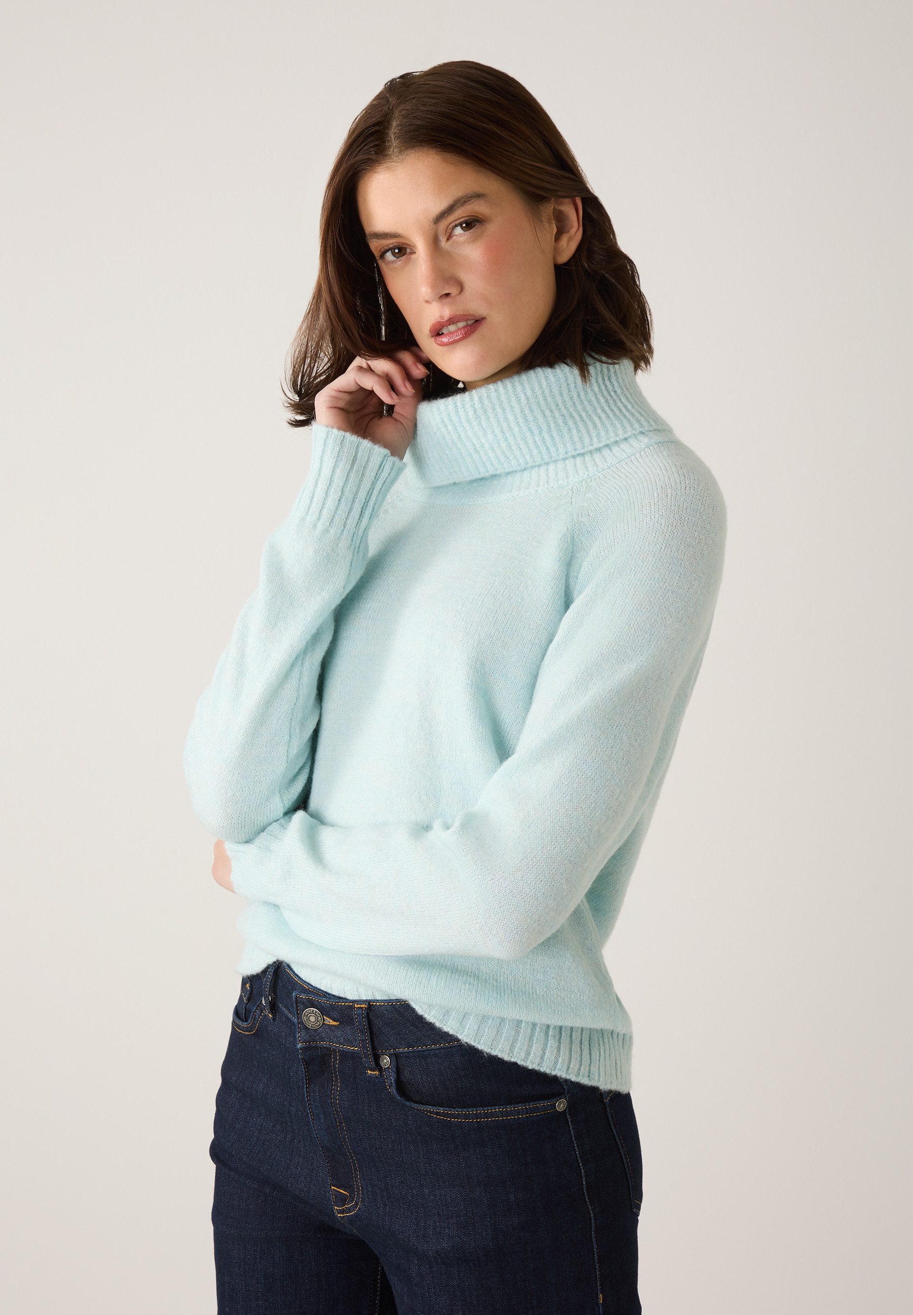 Strickpullover Rollkragenpullover