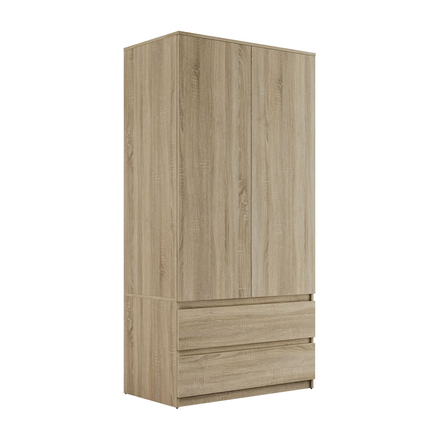 Lookway Kleiderschrank HANA SS-90 Zweitüriger Schrank Breite: 90 cm