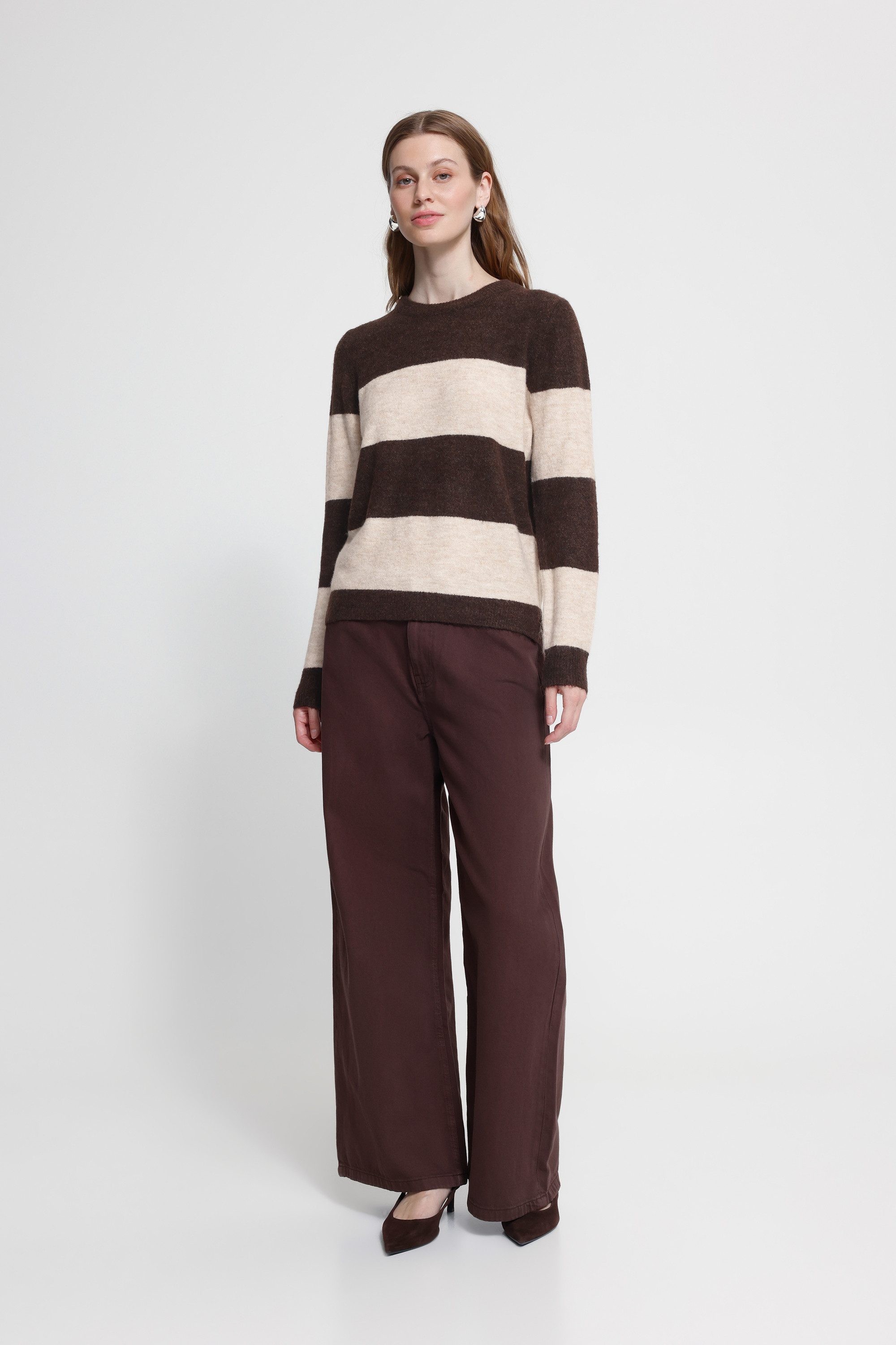 ICHI Strickpullover Langarm IHEDEEN