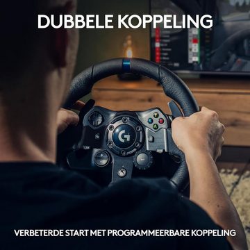 Logitech G923 Driving Force Rennlenkrad + Pedal USB Gaming-Lenkrad (Set, für PC & XBOX SERIES X/S XBOX ONE)