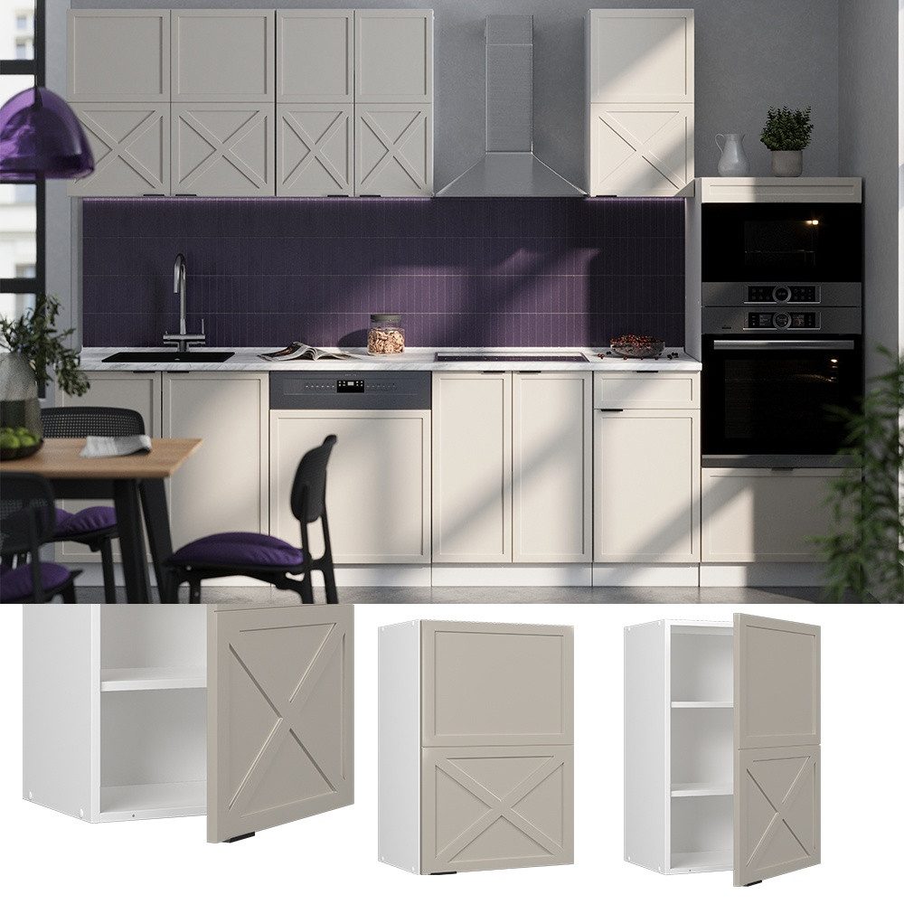 Vicco Hängeschrank Fame-Line, GrauBeige/Weiß, 50 cm (1-St) – Bild 2 von 5