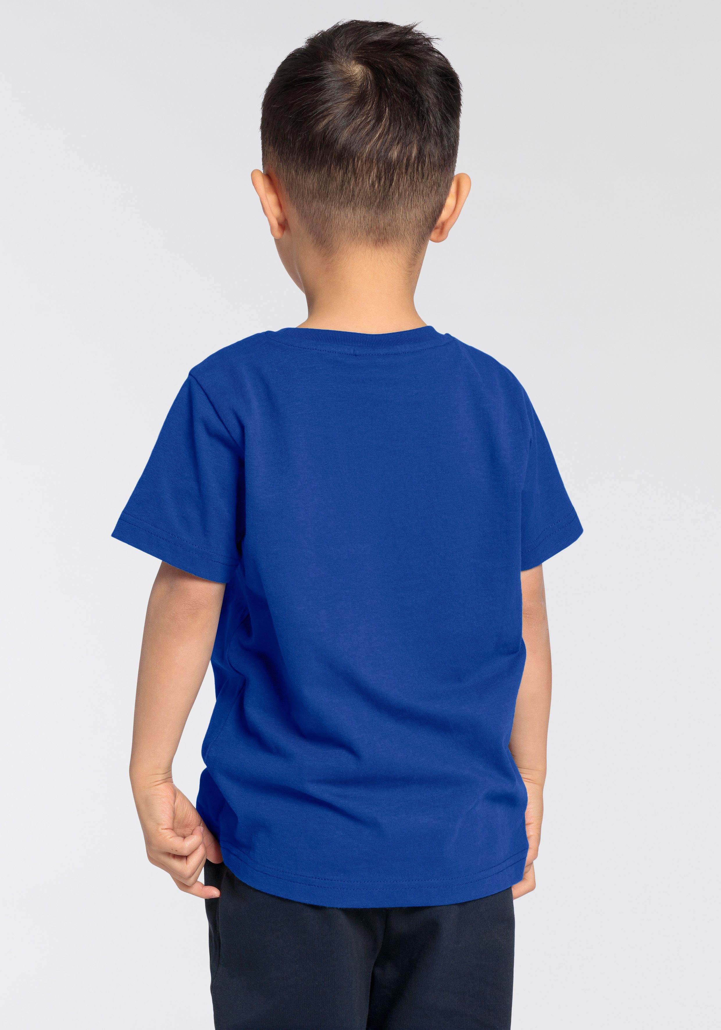 KIDSWORLD T-Shirt für kleine Jungen Kurzarm, Basic-Passform, bedruckt mit Statements/Sprüchen