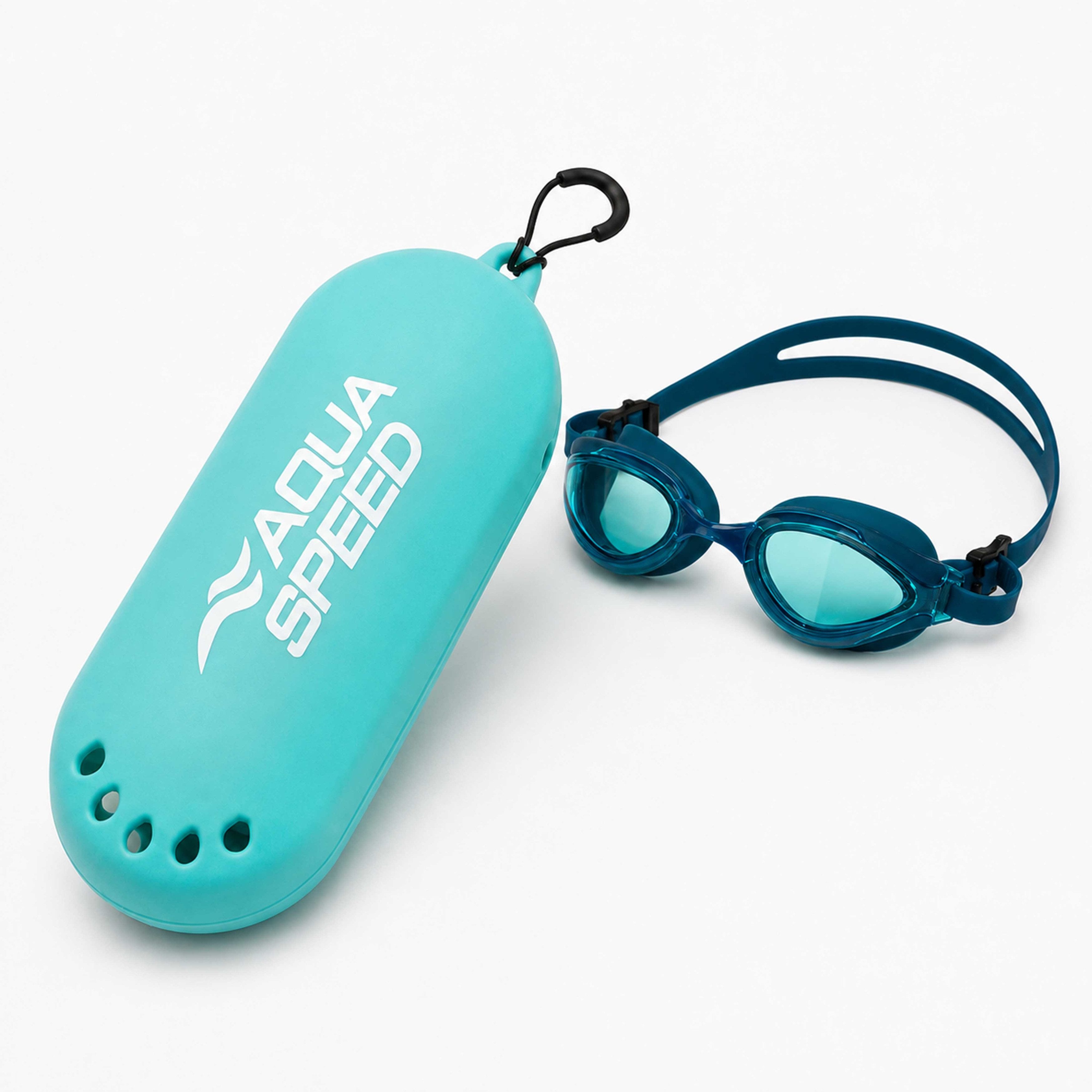 Aqua Speed Schwimmbrille Silikon Case für Schwimmbrillen / Brillen, Aqua-Fitness Wassergymnastik Stützend