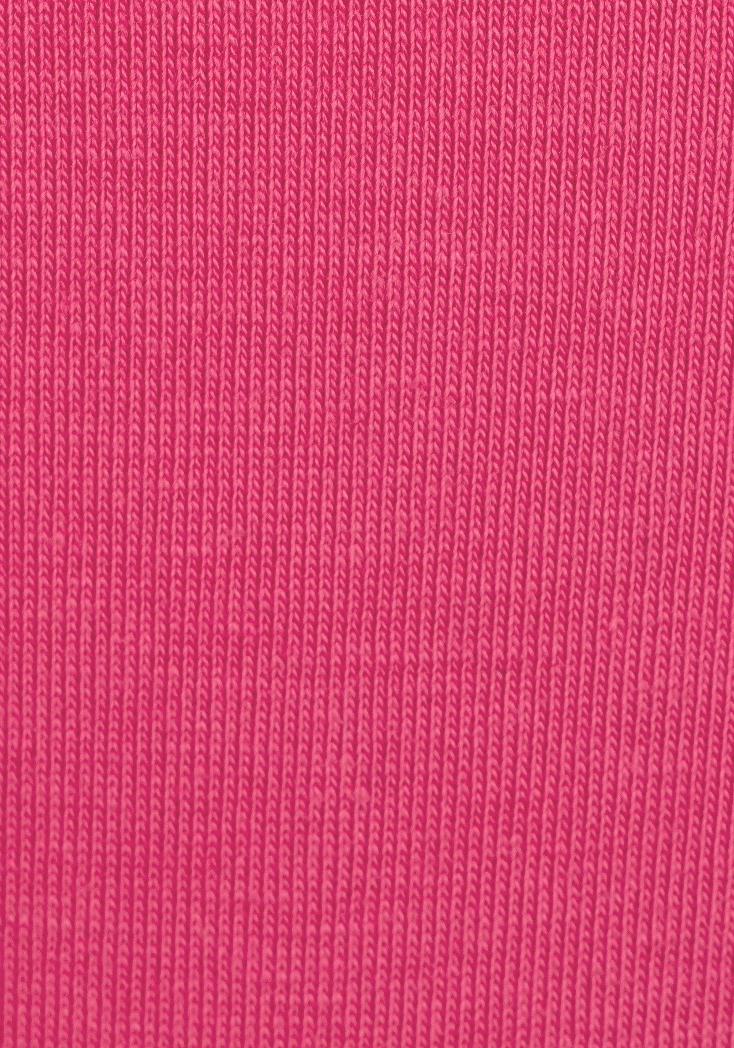 pink, (Packung, aus petrol 5-St) navy, Vivance Baumwoll-Qualität Bikinislip elastischer