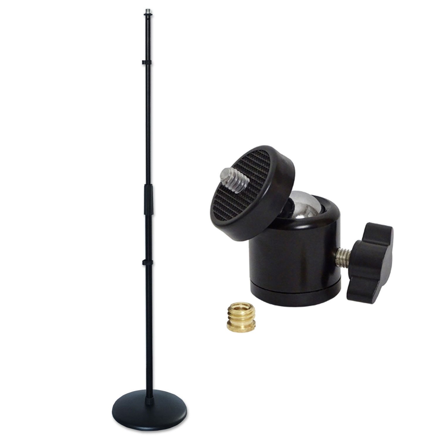 Mikrofonständer keepdrum Mikrofonständer MS015 gerades Stativ mit Kugelgelenk