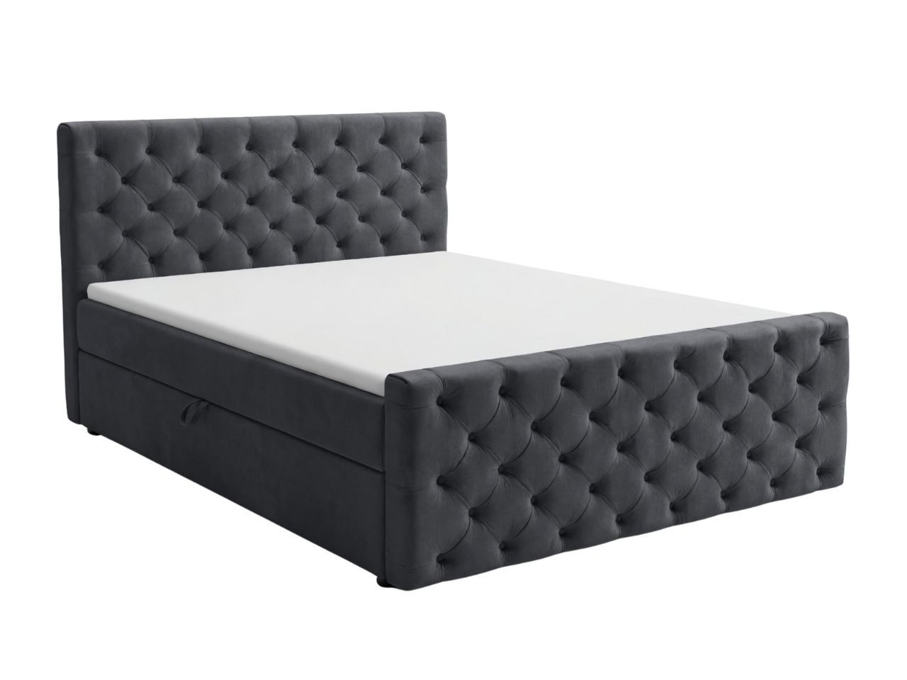 GrainGold Boxspringbett Montego (Set, Boxspringbett, Bettkästen, Topper)