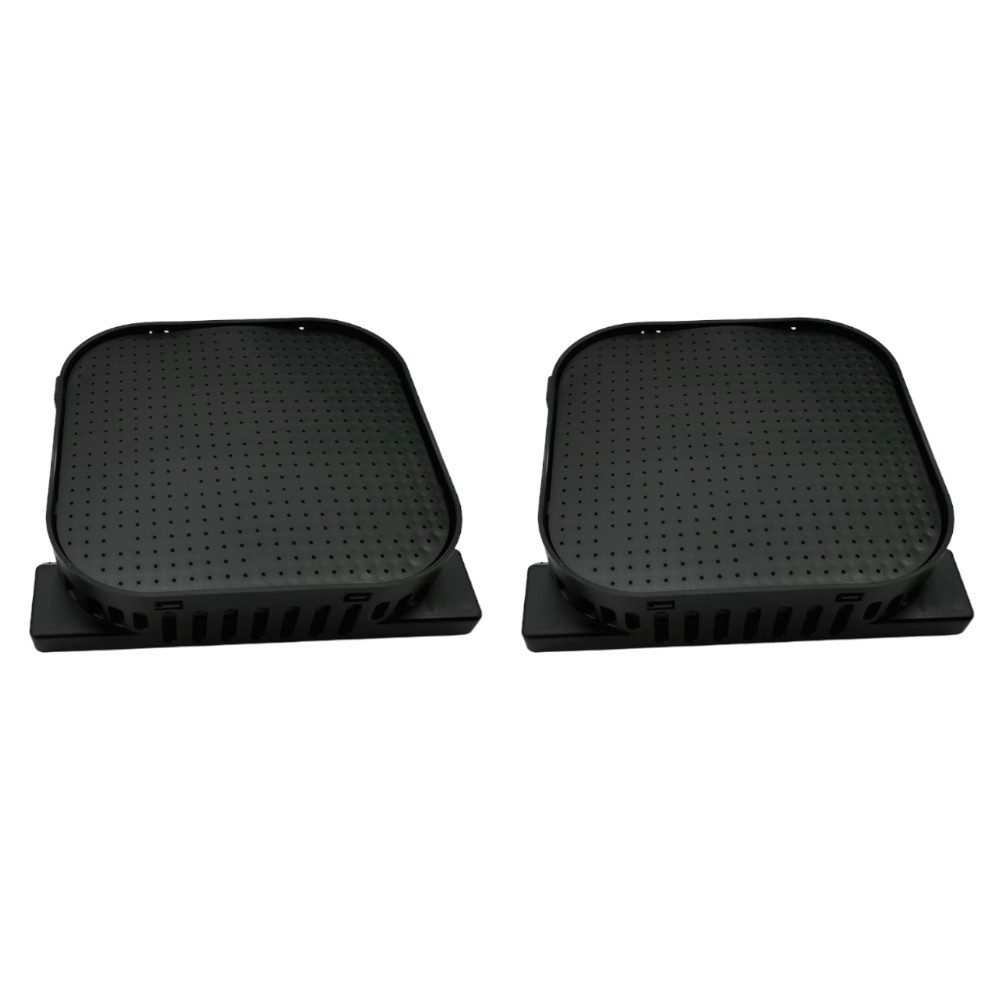 Trade-Shop Aktivkohlefilter 2x passend für Liebherr SRBstd SRbdd SRbde SRd SRe SRsdc SRsdd SRsde, Zubehör für Kühlschränke, Maße: ca. 47 x 42 x 11mm / Ersatzfilter entfernt unangenehme Gerüche