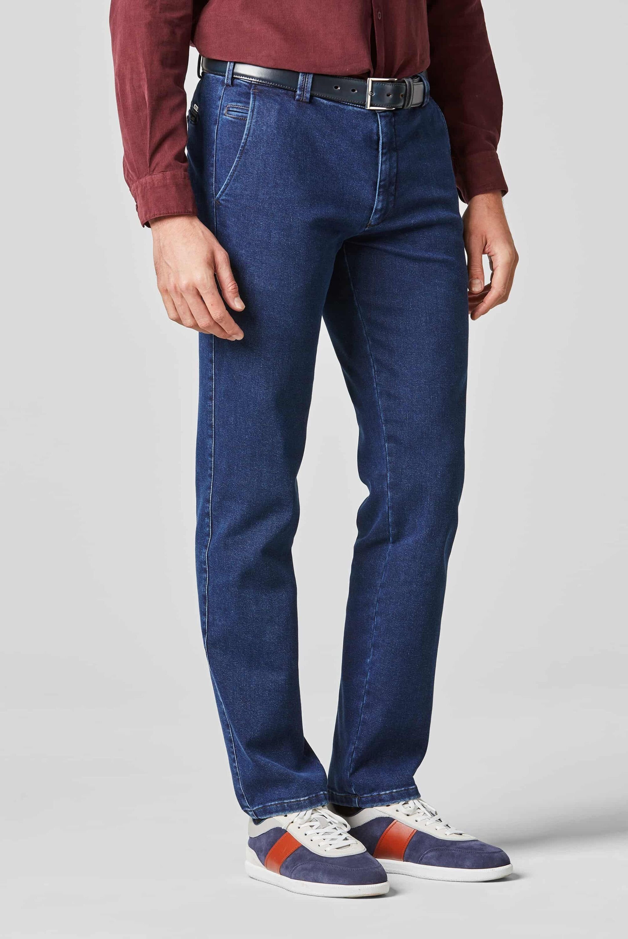 MEYER Chinohose Thermolight Denim Chino