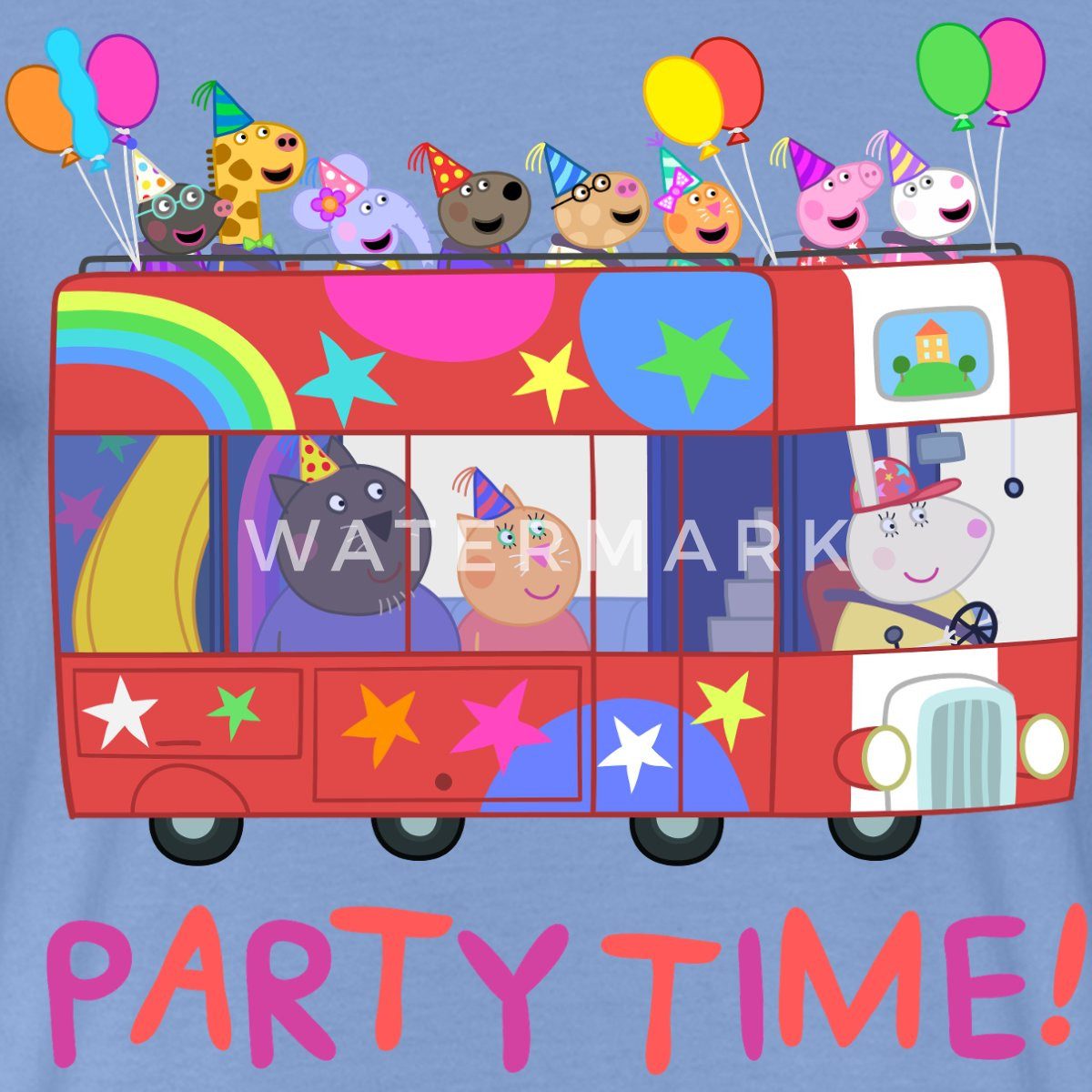 Spreadshirt T-Shirt Peppa Pig Design Party günstig online kaufen