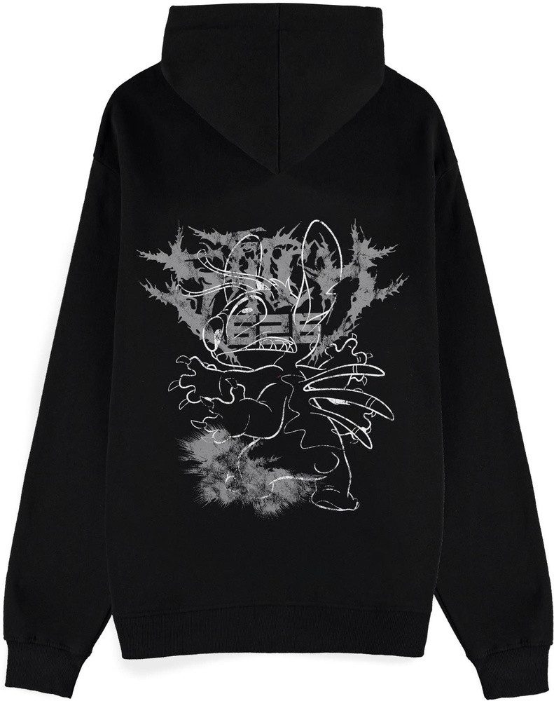 Disney Rundhalspullover Lilo & Stitch - Metal Graphic Men's Zipper Hoodie günstig online kaufen