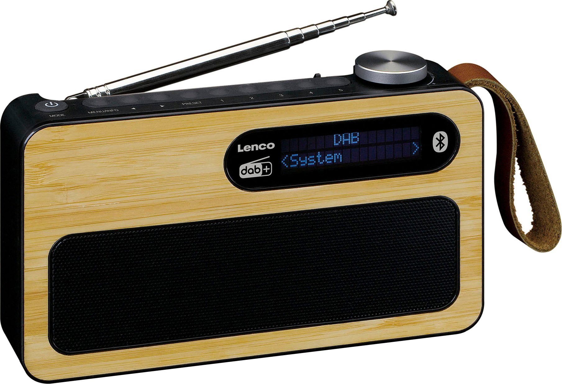 Digitalradio (Digitalradio Lenco (DAB) Schwarz PDR-040 (DAB)