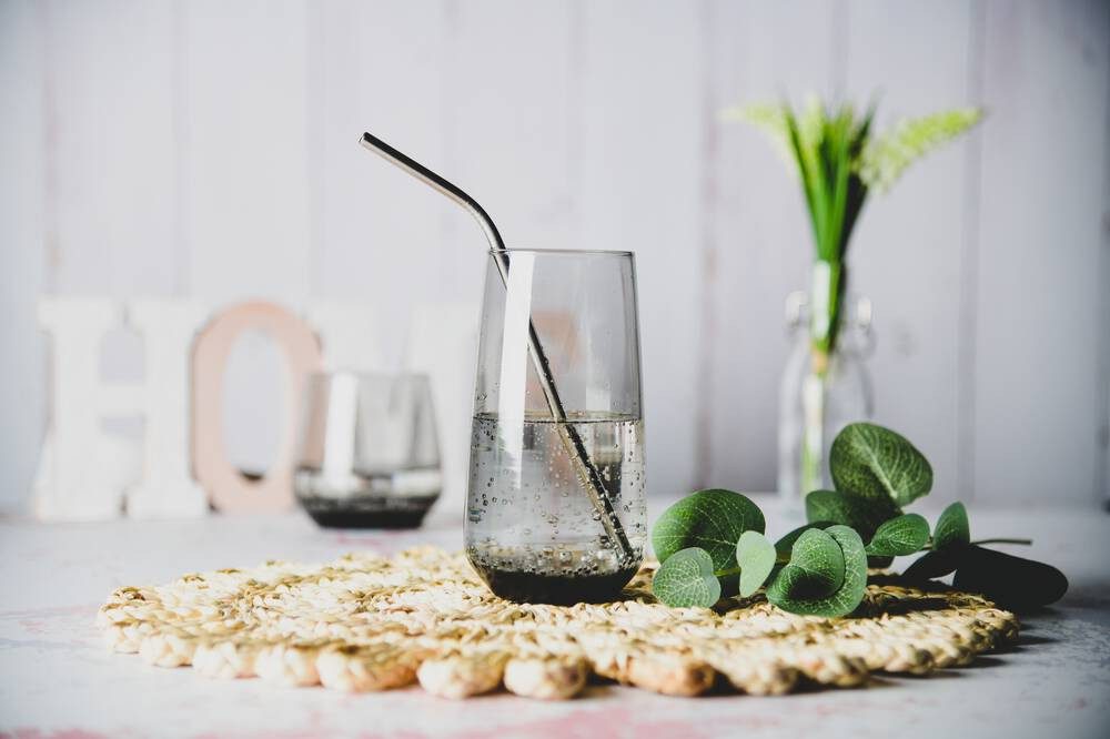 Sendez Longdrinkglas 6 schwarze rauchfarbene Cocktailgläser 430ml Saftgläser, 6-tlg., Glas