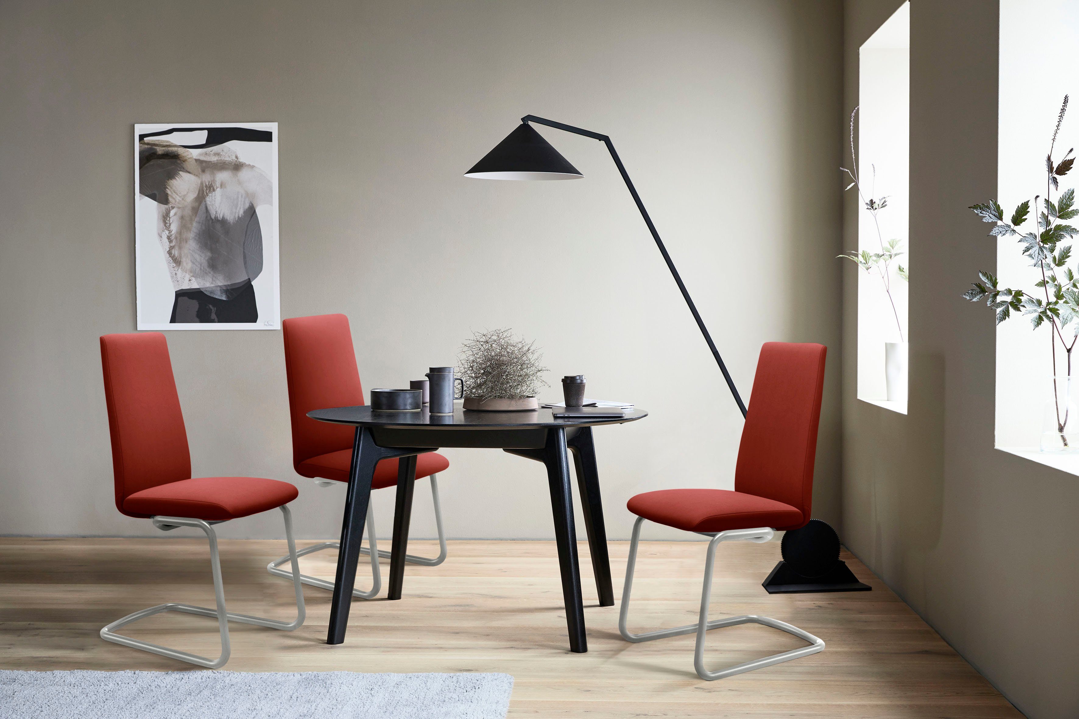 Stressless® Polsterstuhl Laurel, High Back, Größe L, mit Beinen aus Stahl in Chrom matt