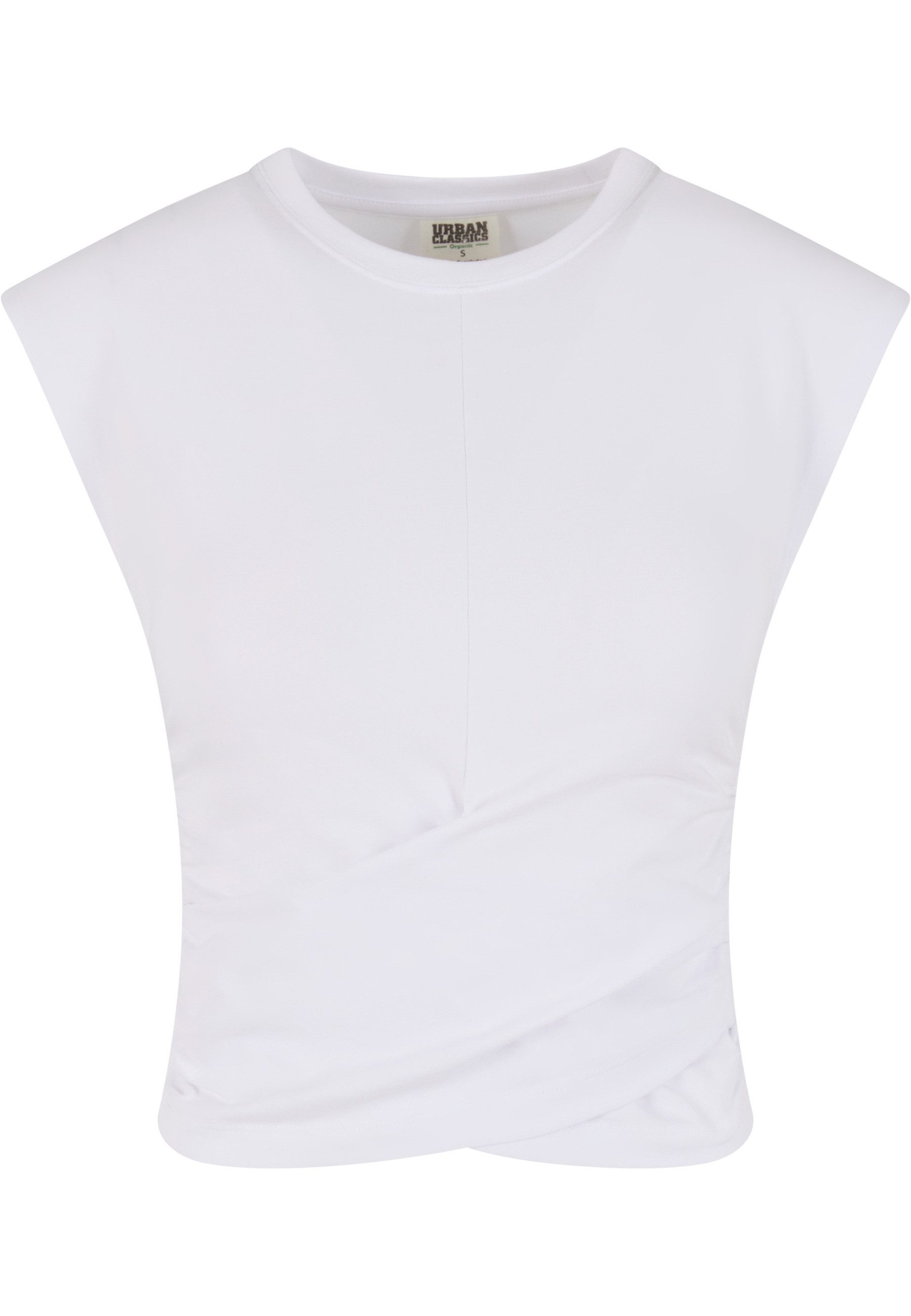 URBAN CLASSICS T-Shirt Urban Classics Ladies Cropped Wrapped Top (1-tlg) günstig online kaufen