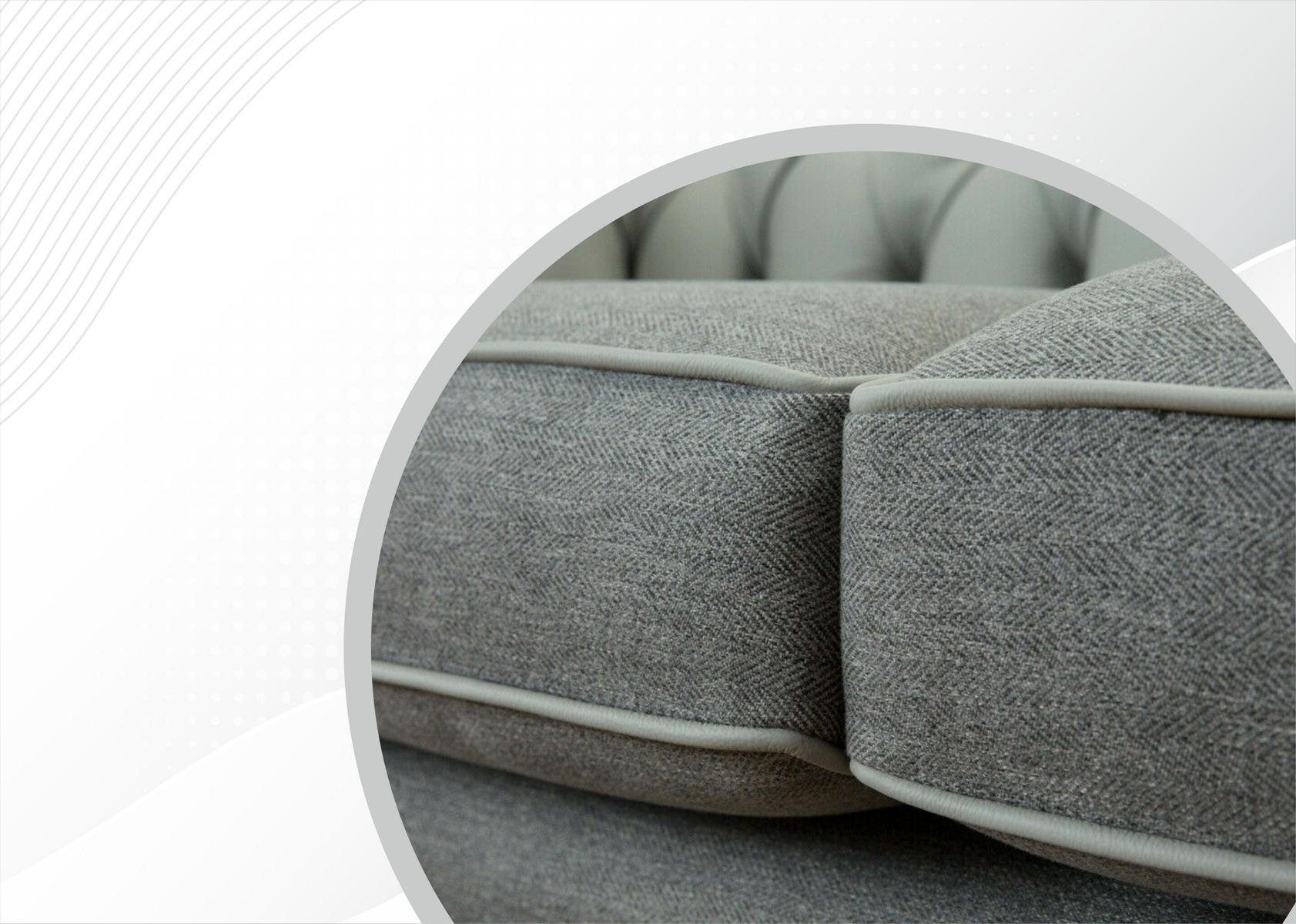JVmoebel Chesterfield-Sofa, Chesterfield 3 Sitzer Design Sofa cm Couch 225
