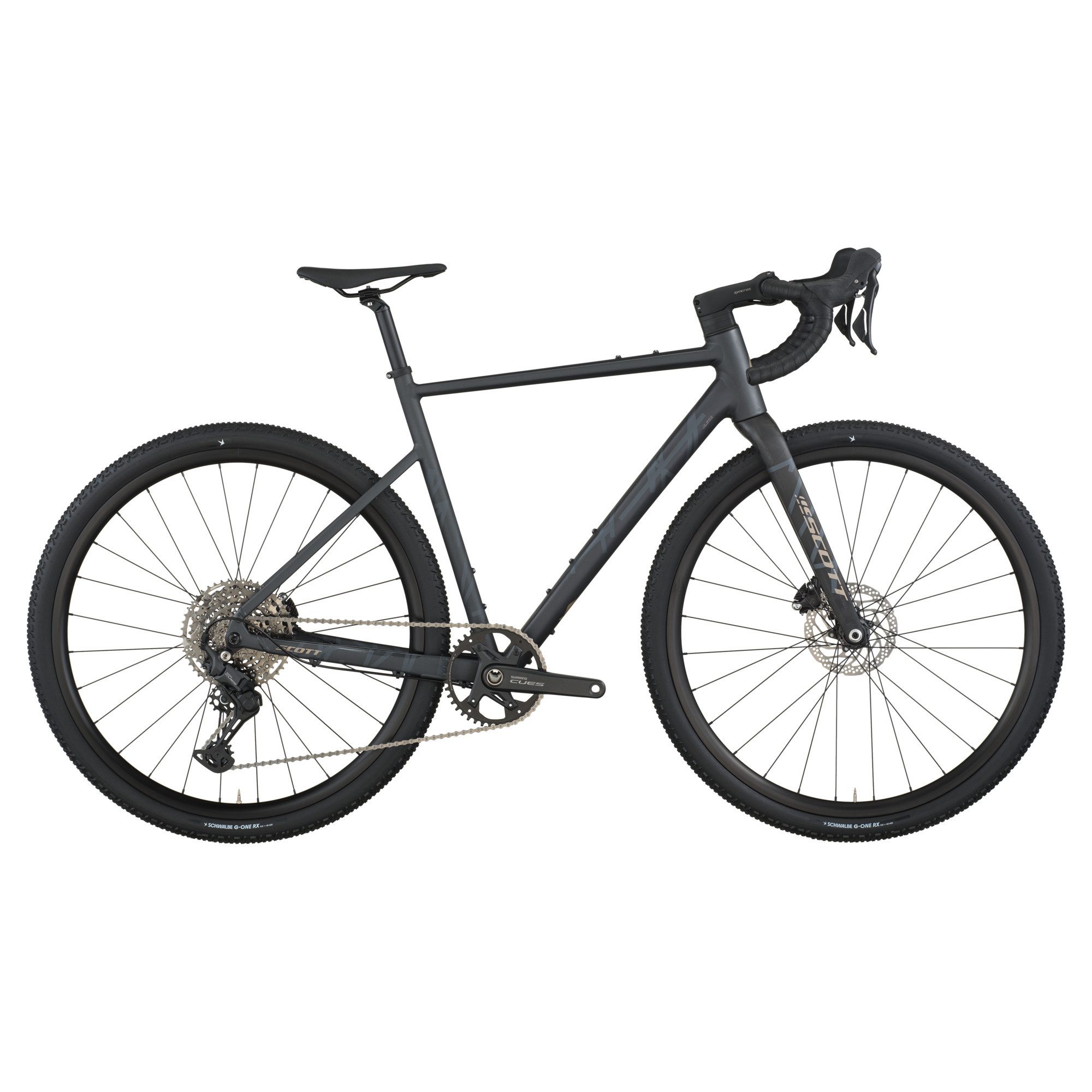 Scott Crossrad Speedster Gravel 30 black L / 56 cm, Shimano CUES RD-U6000, 10 Speed Schaltwerk