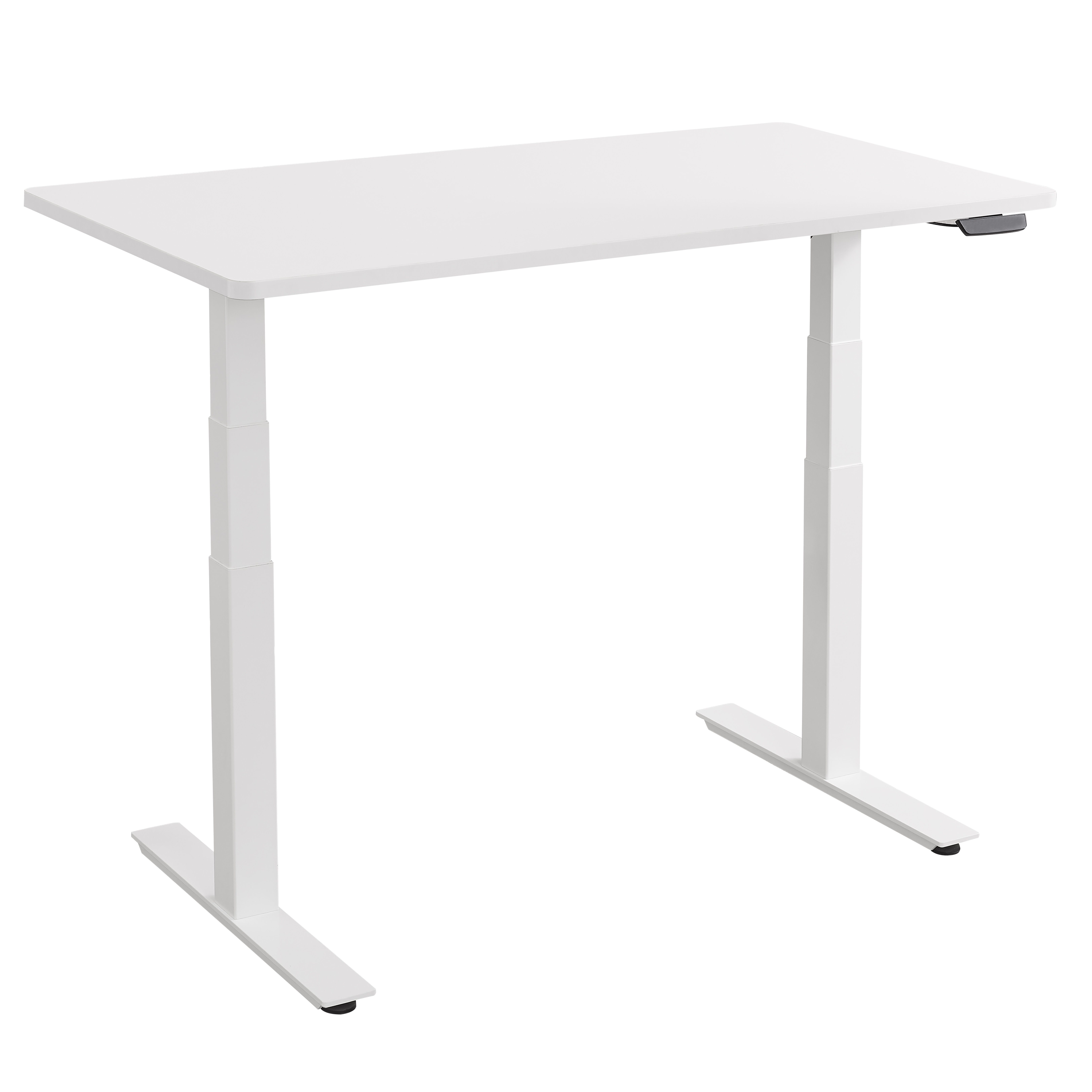 Balderia Schreibtisch, Höhenverstellbarer Schreibtisch Elektrisch -  Verstellbares Tischgestell inkl. Tischplatte - Höhe 65-131 cm - Fläche 140  x 70 cm, Weiß online kaufen | OTTO